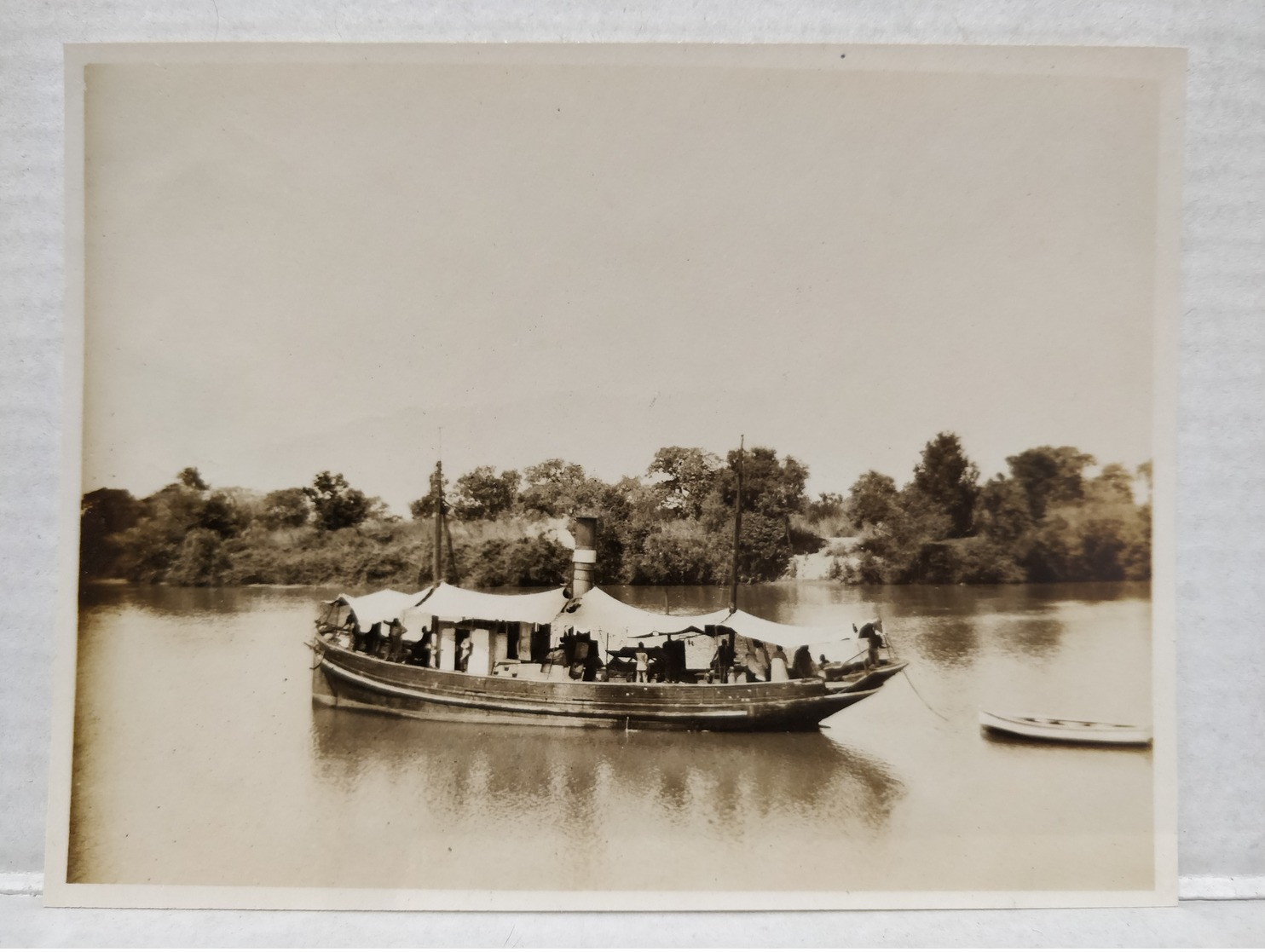 Fleuve Gambie. 1920. 11x8.5 Cm. Bateau Artimon - Afrique