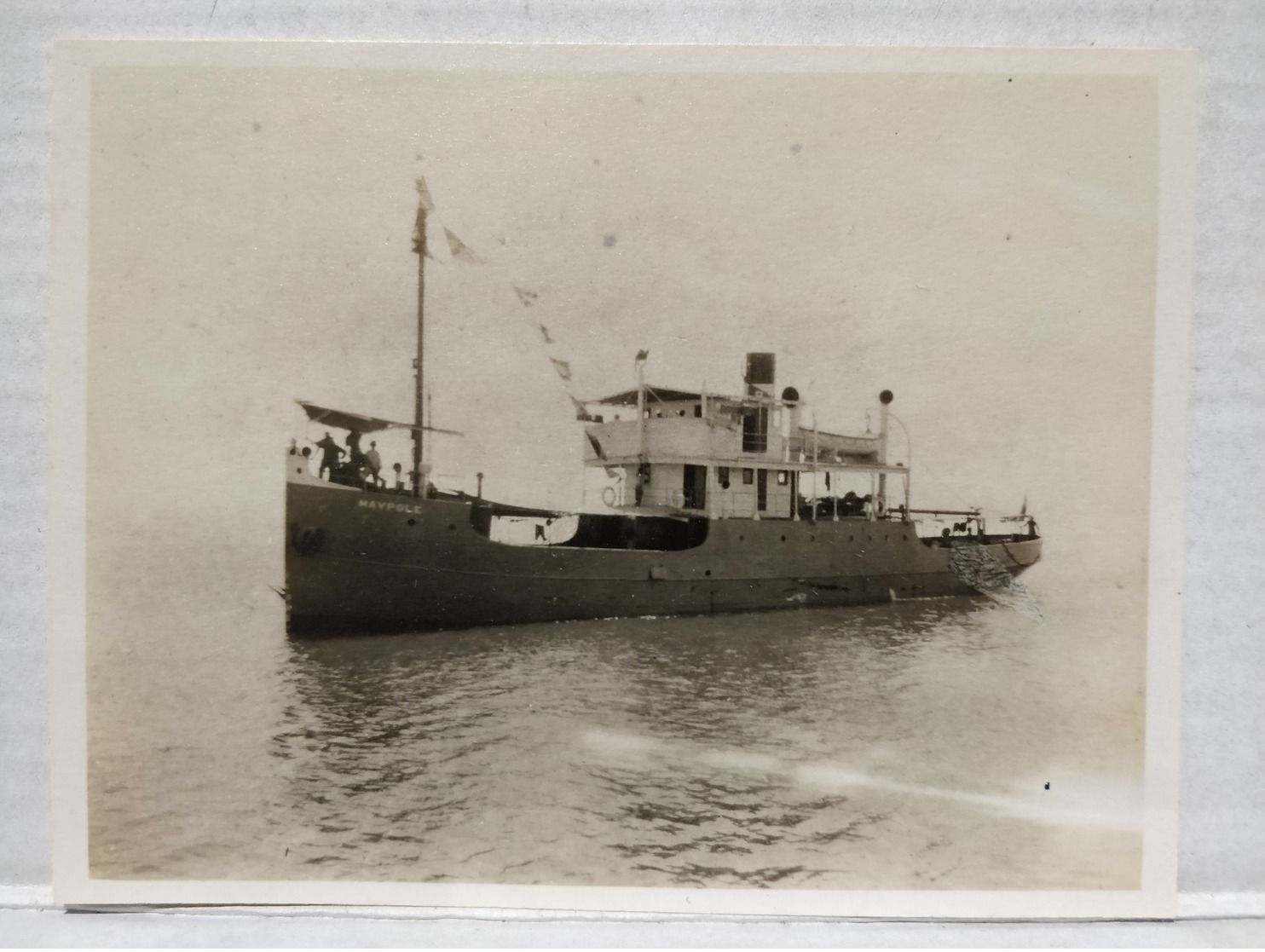 Fleuve Gambie. 1920. 11x8.5 Cm. Bateau Maypole - Afrika