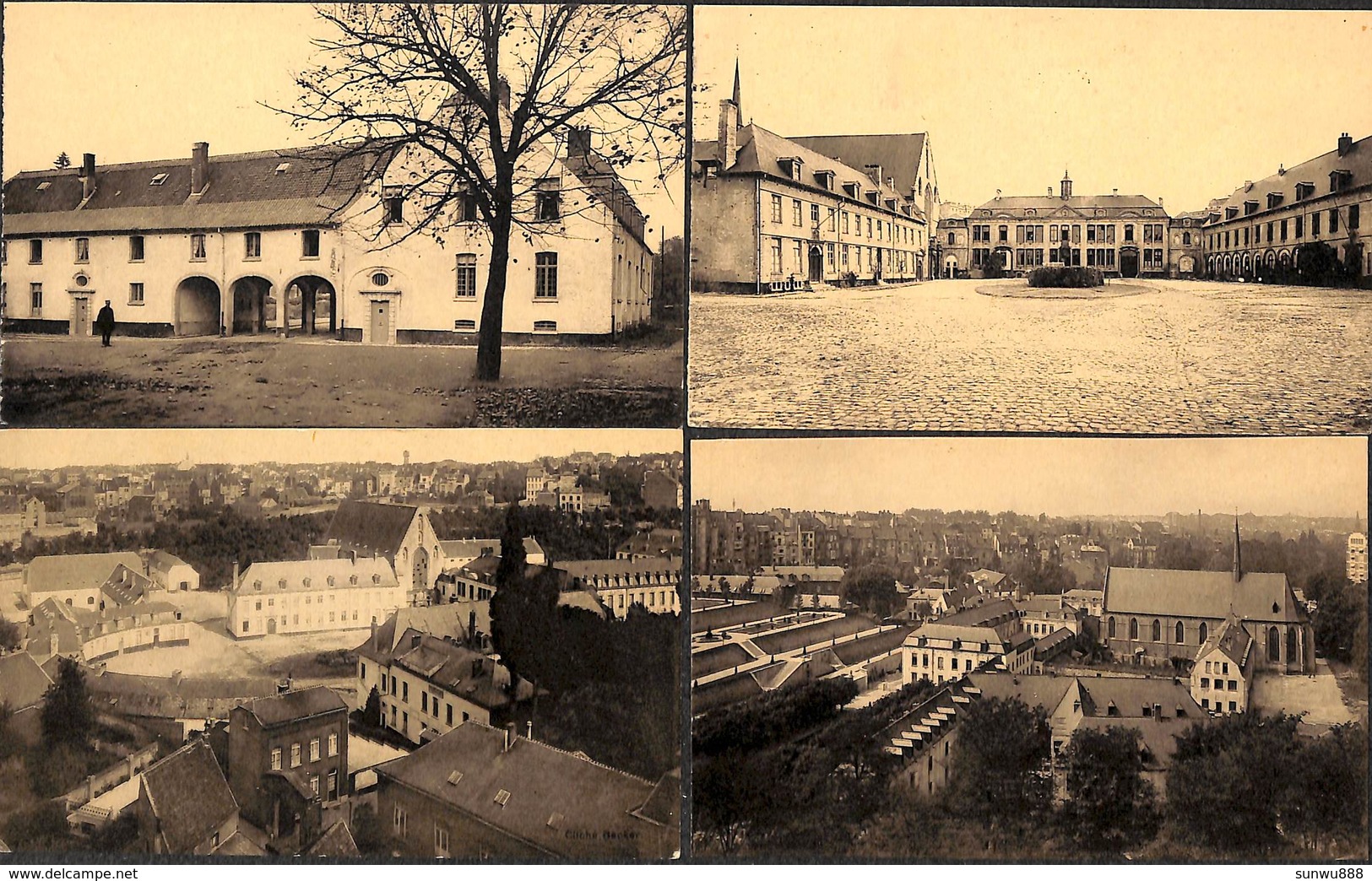 Abbaye De La Cambre - Lot De 4 Cartes (animée, Peu Vue) - Ixelles - Elsene