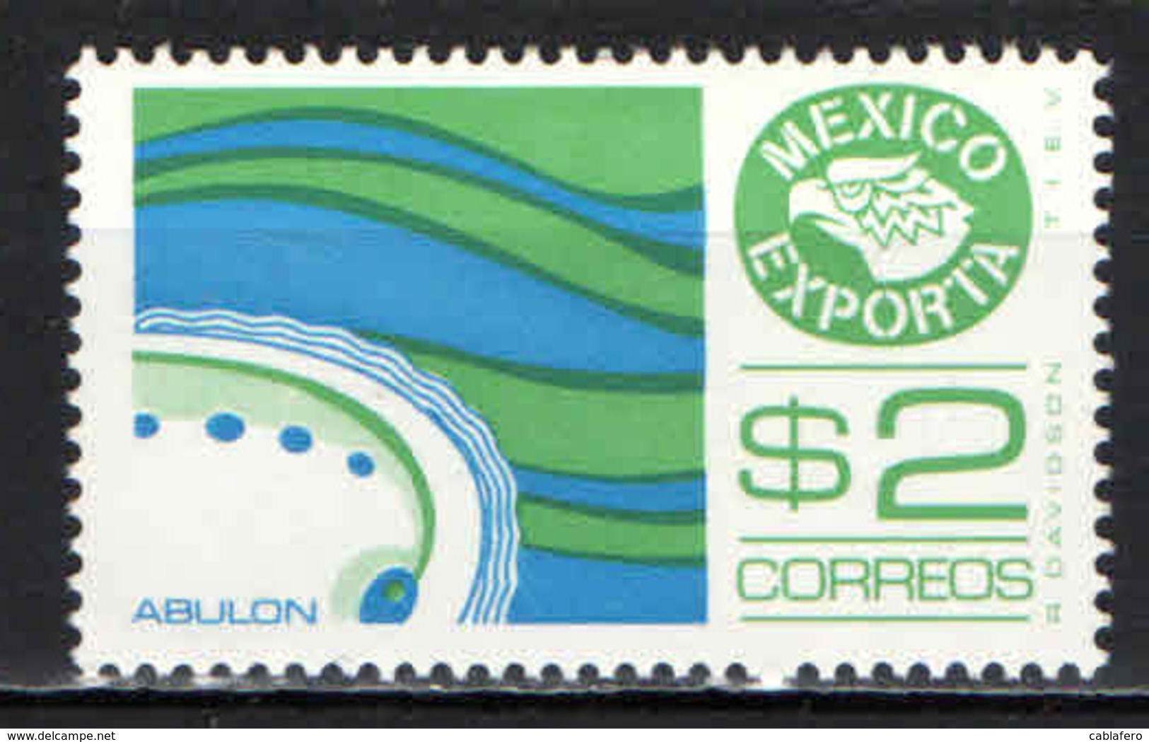 MESSICO - 1975 - ESPORTAZIONI MESSICANE: ABULON - FRUTTO DI MARE - MNH - Messico