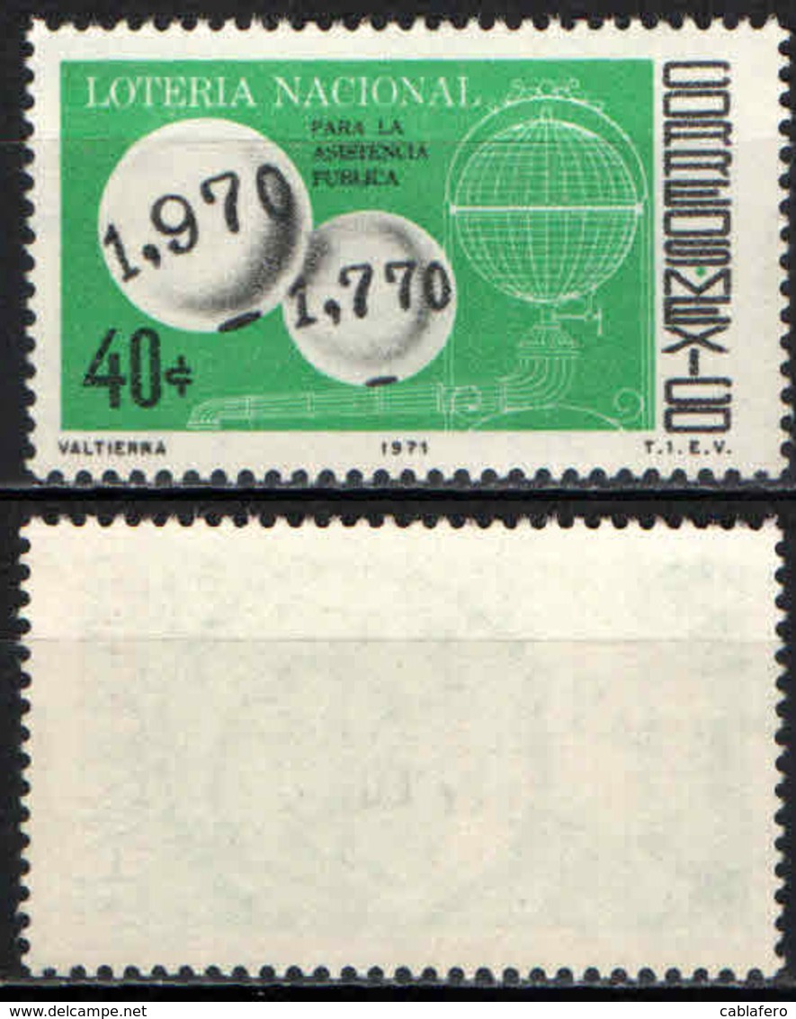 MESSICO - 1971 - LOTTERIA NAZIONALE - MNH - Messico