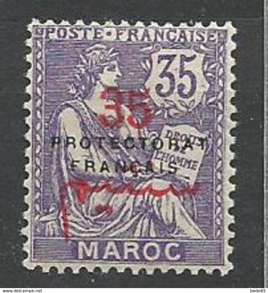 MAROC  N° 47 Gom Coloniale NEUF* TRACE DE  CHARNIERE / MH - Neufs