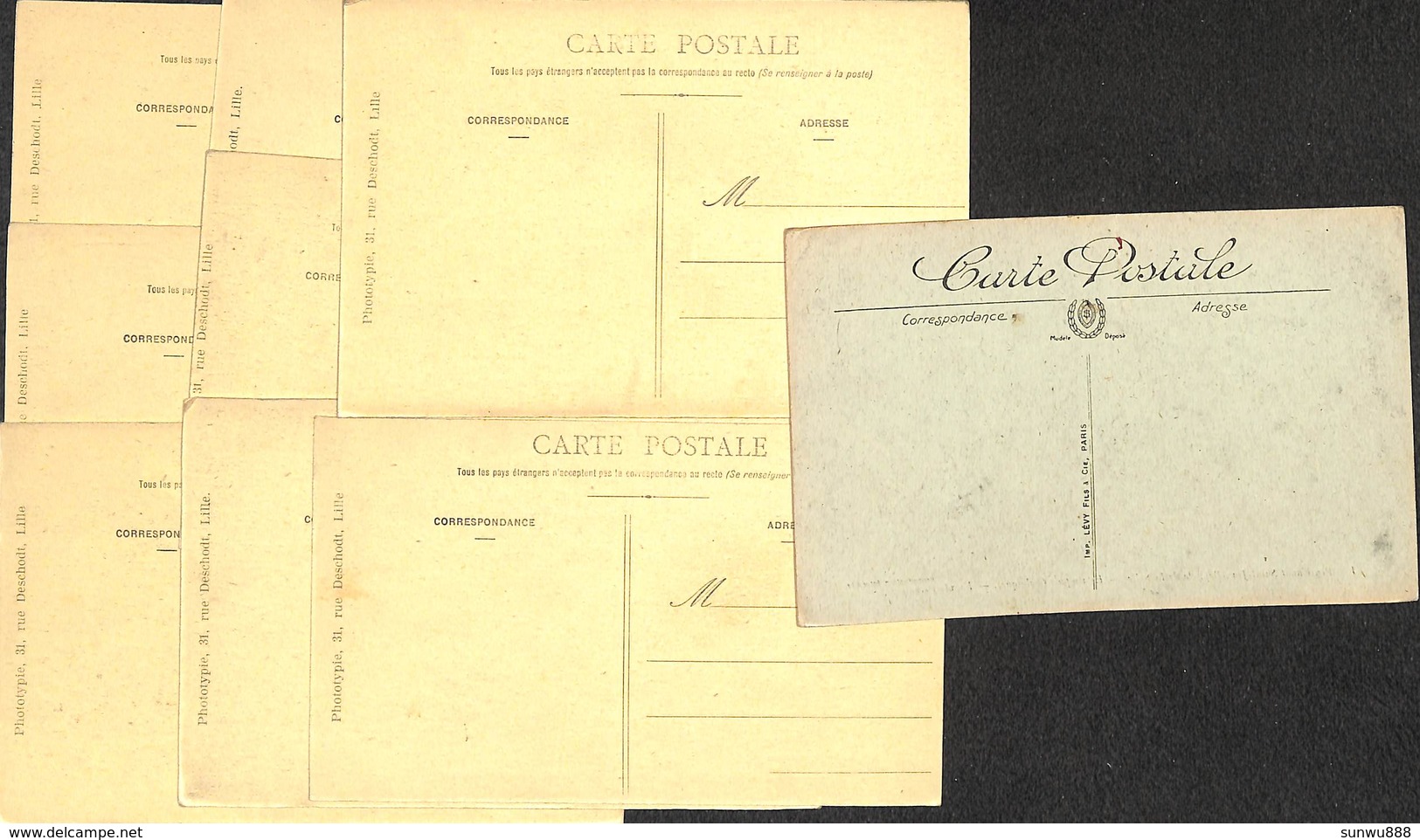 Estaimpuis - Lot 9 Cartes Pensionnat Saint-Jean-Baptiste De La Salle (peu Vue, Phototypie) - Estaimpuis