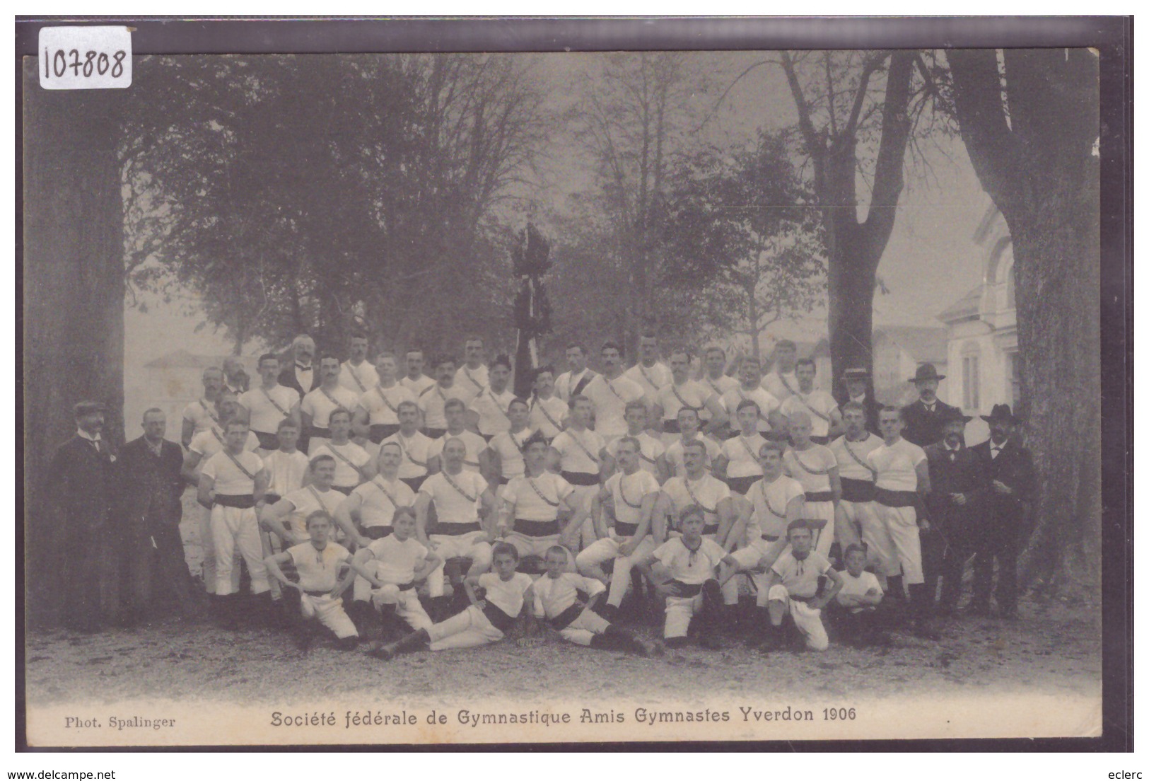 DISTRICT D'YVERDON - YVERDON - SOCIETE FEDERALE DE GYMNASTIQUE 1906 - TB - Yverdon-les-Bains 