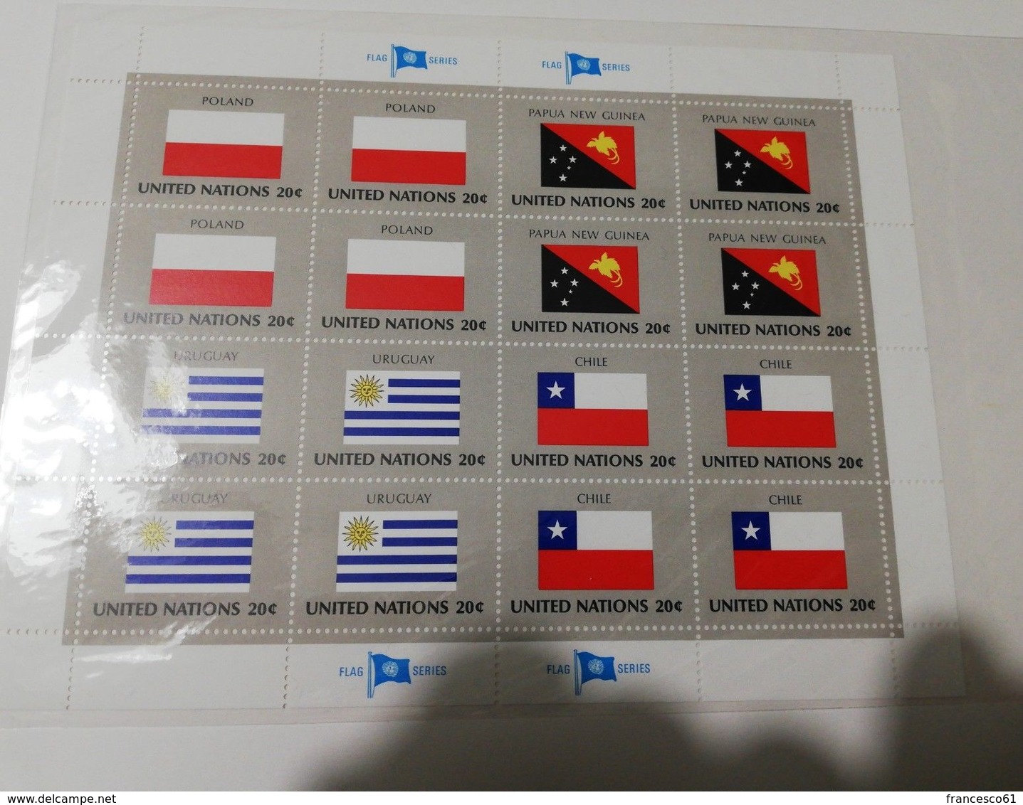 2759) USA BANDIERE FLAGS STAMPS SERIES 4 FOGLIETTI NUOVI - Sheets