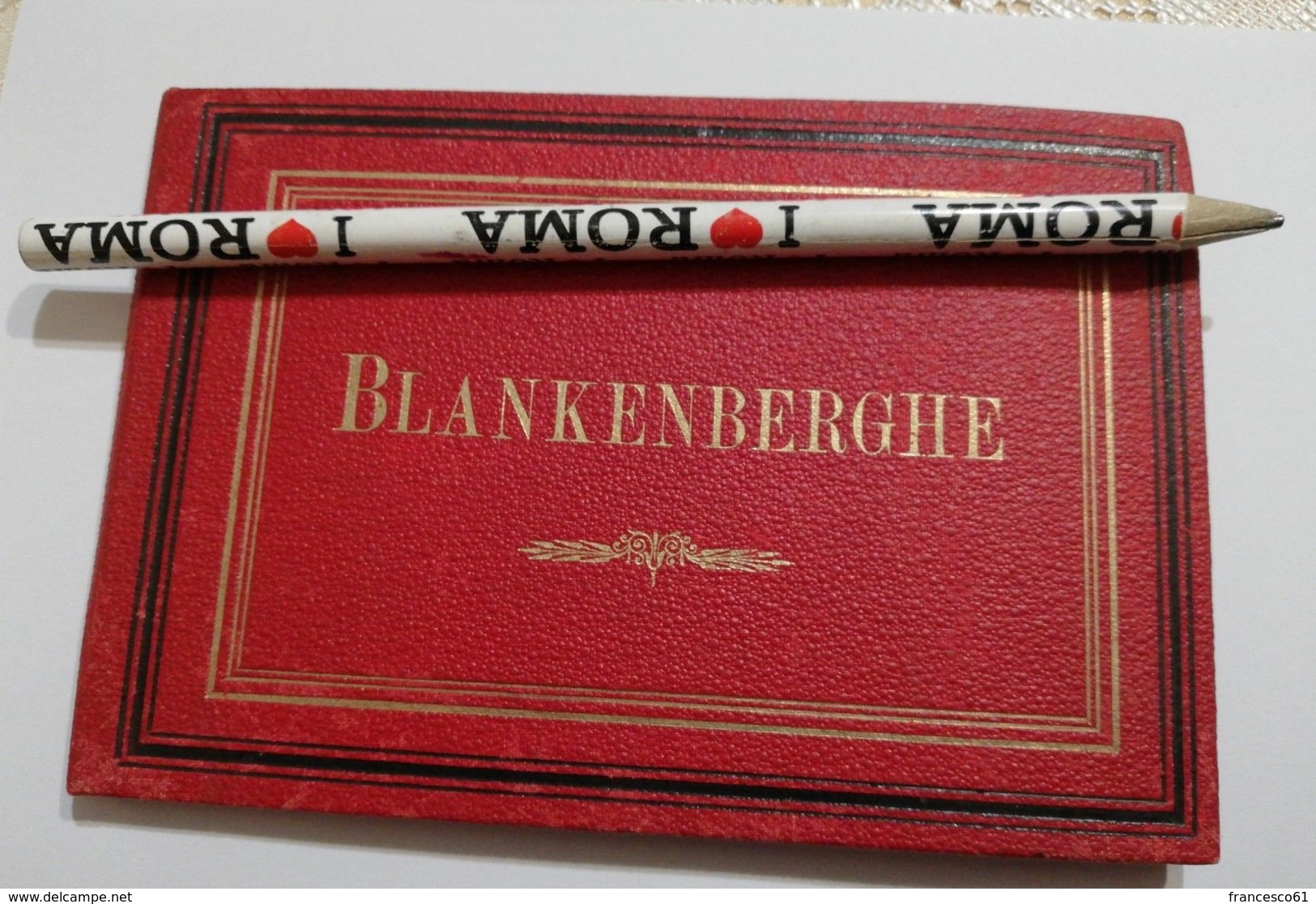 2769) Belgio Blankenberghe Leporello 12 Foto Albumina Fine '800 - Altri & Non Classificati