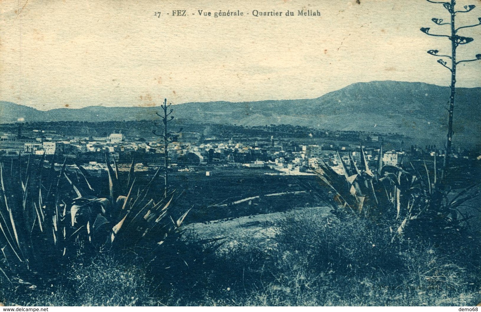 Maroc Moroco FEZ  Vue Générale Quartier Du Mellah - Fez