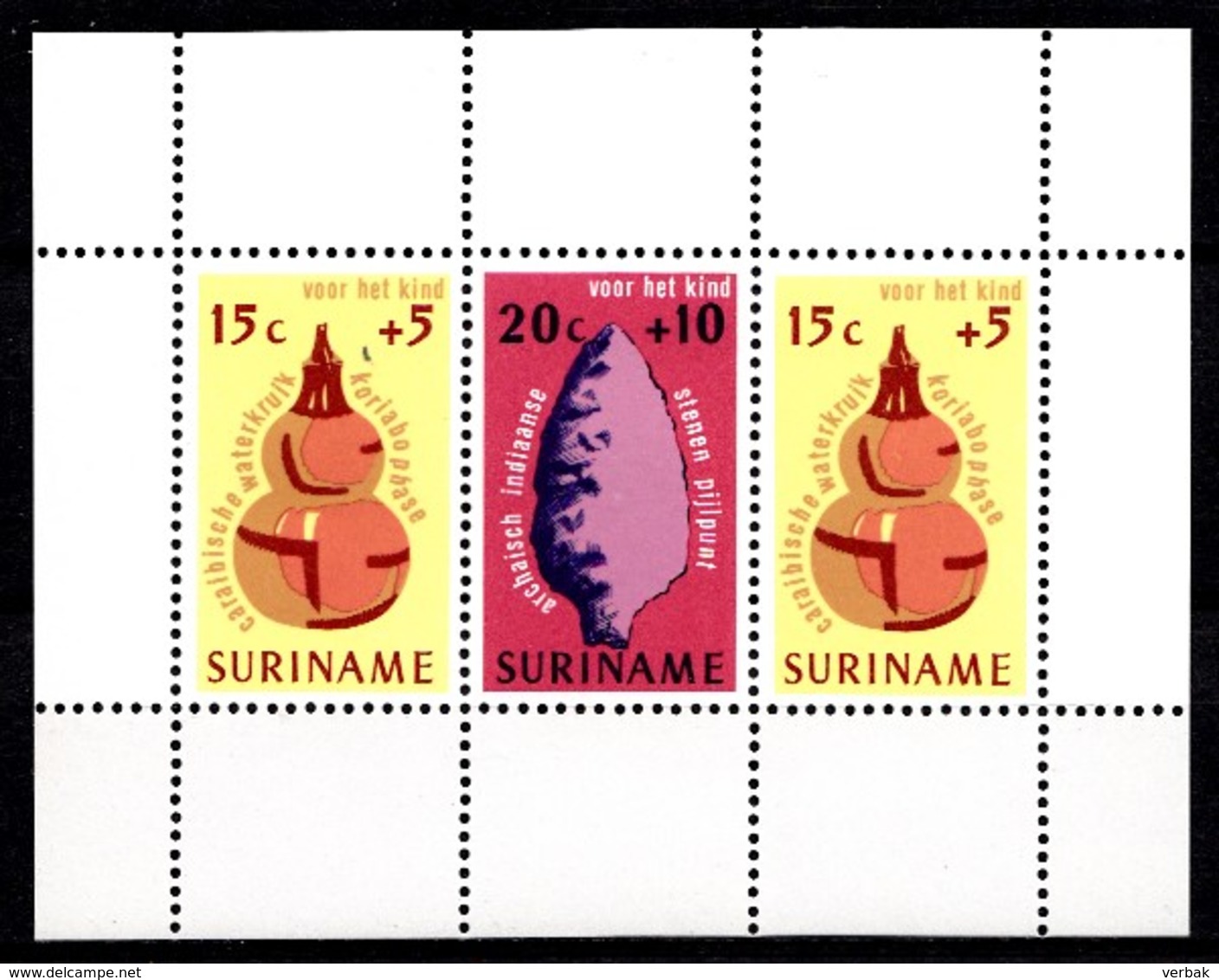 Surinam 1975 Mi.nr.:Block 15  Für Das Kind  Neuf Sans Charniere / MNH / Postfris - Surinam