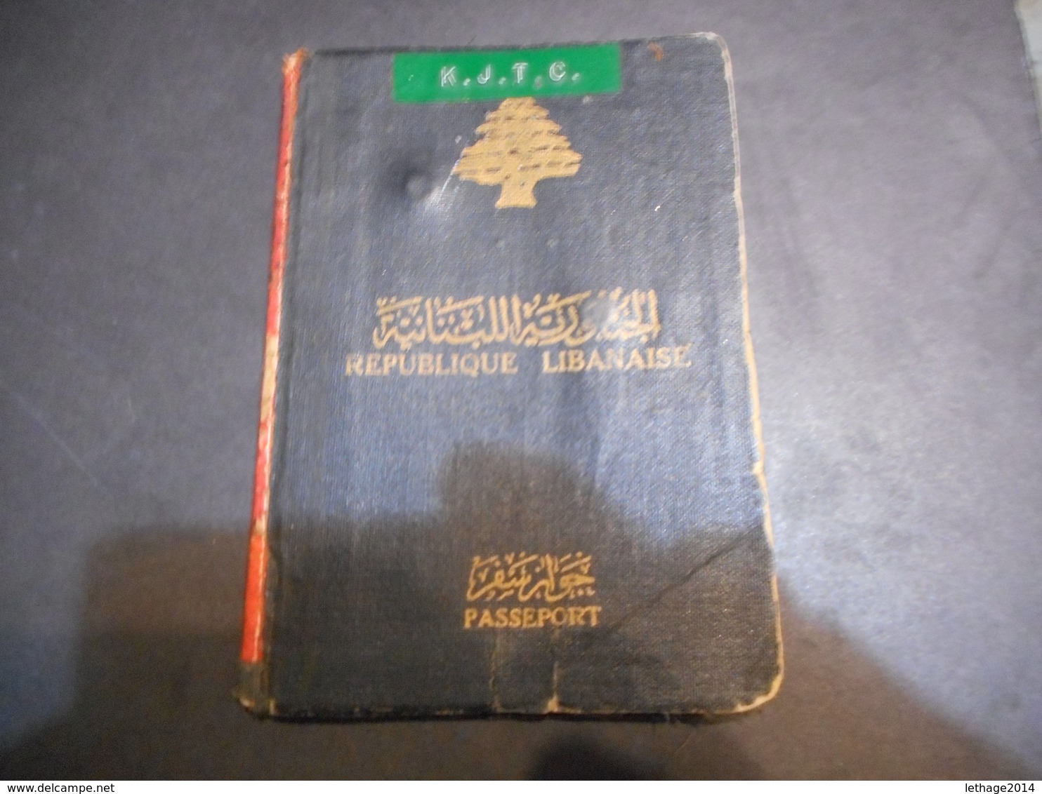 PASSPORT LEBANON لبنان LIBAN Saudi Arabia, Iran, France, Italy,Turkey Jordan Iran TAXE TAX FISCAL RARE Scanners 61 Photo - Historische Documenten