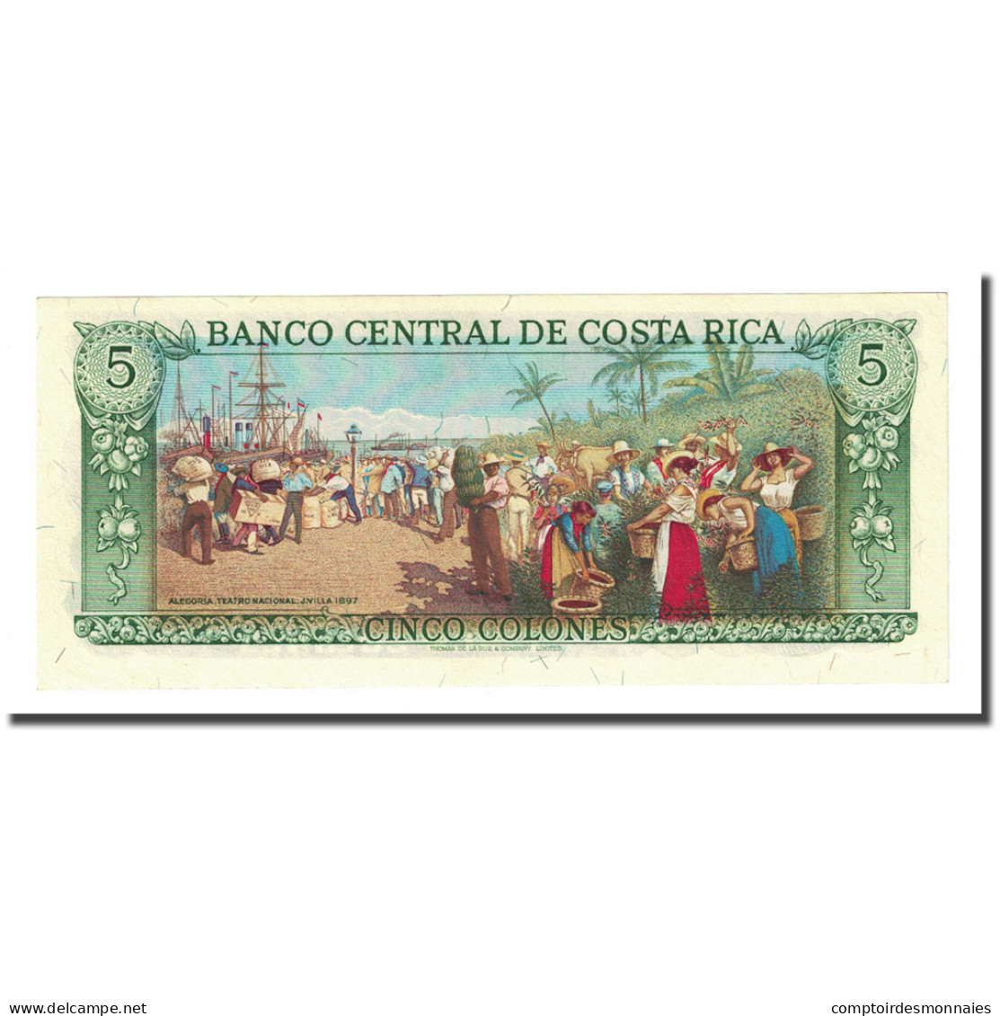 Billet, Costa Rica, 5 Colones, 1986-04-02, KM:236d, NEUF - Costa Rica
