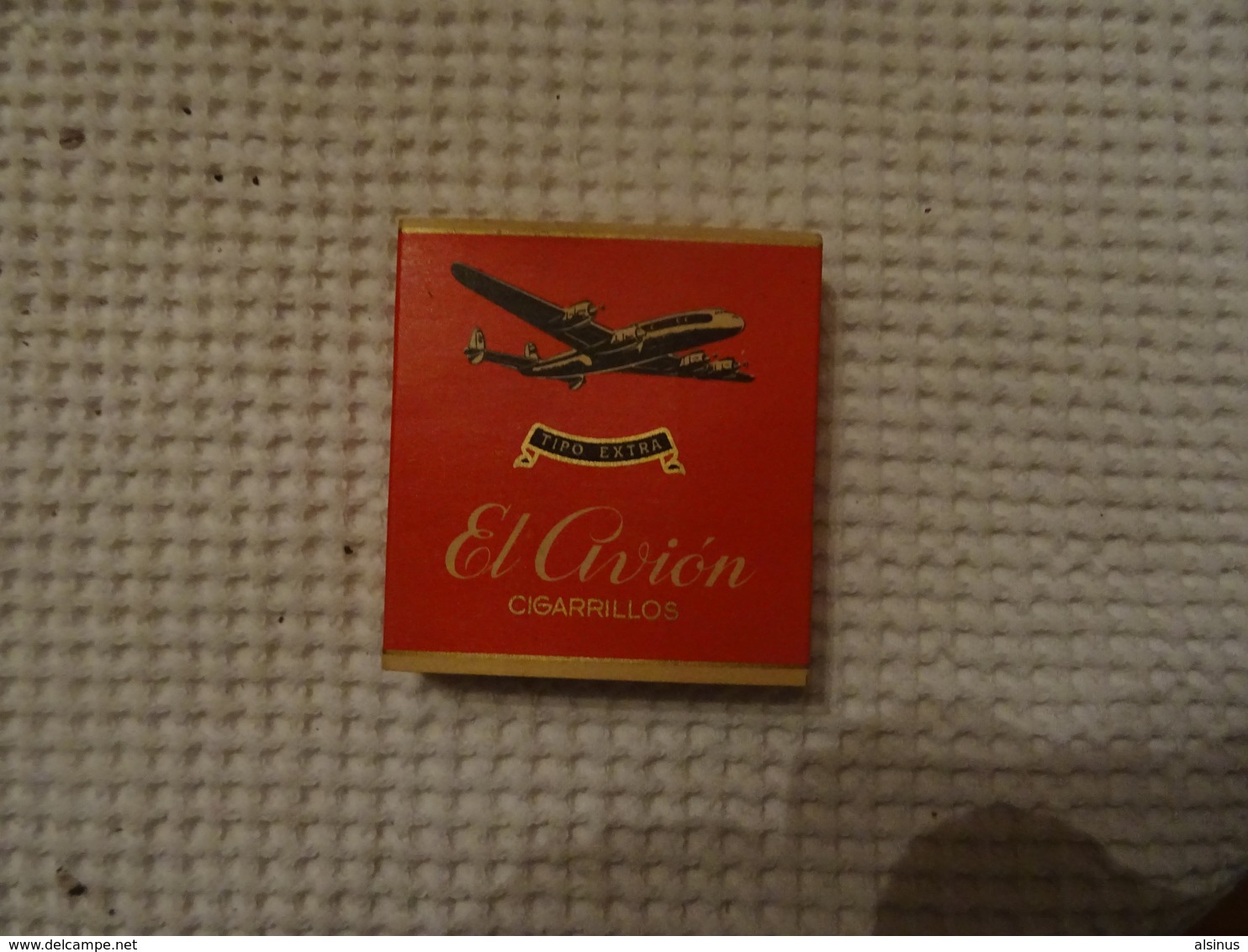 ETUI VIDE DE 16 CIGARRILLOS - EL AVION -  R. PEREZ MELIAN - LAS PALMAS DE GRAN CANARIA - Cigar Cases