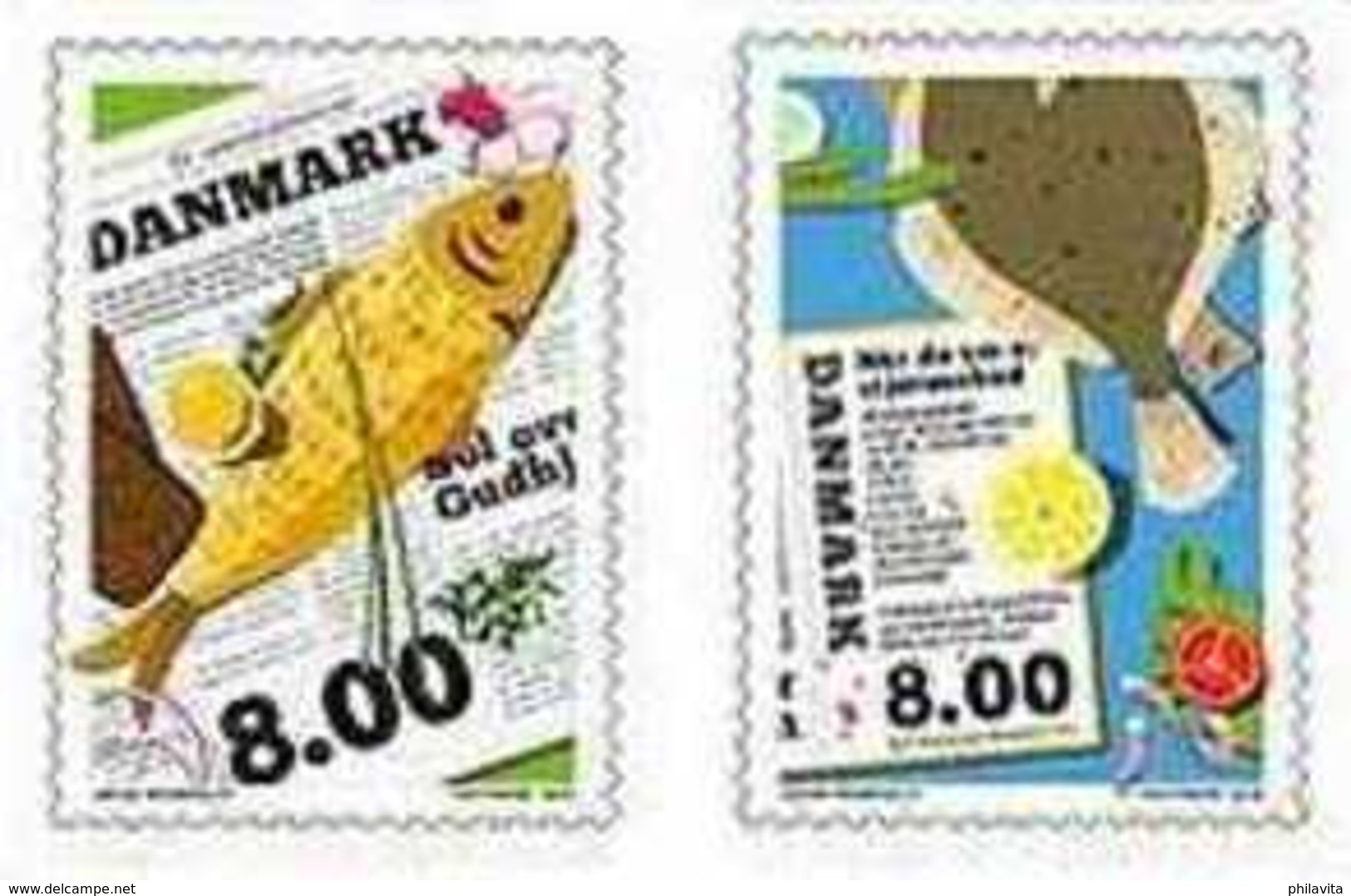 2016 Denmark Norden Issue Food Of The Nord Fish And Bread- Joint Norden Issue - 2 Values S.a. - MNH** MiNr. 1867 - 1868 - Ungebraucht