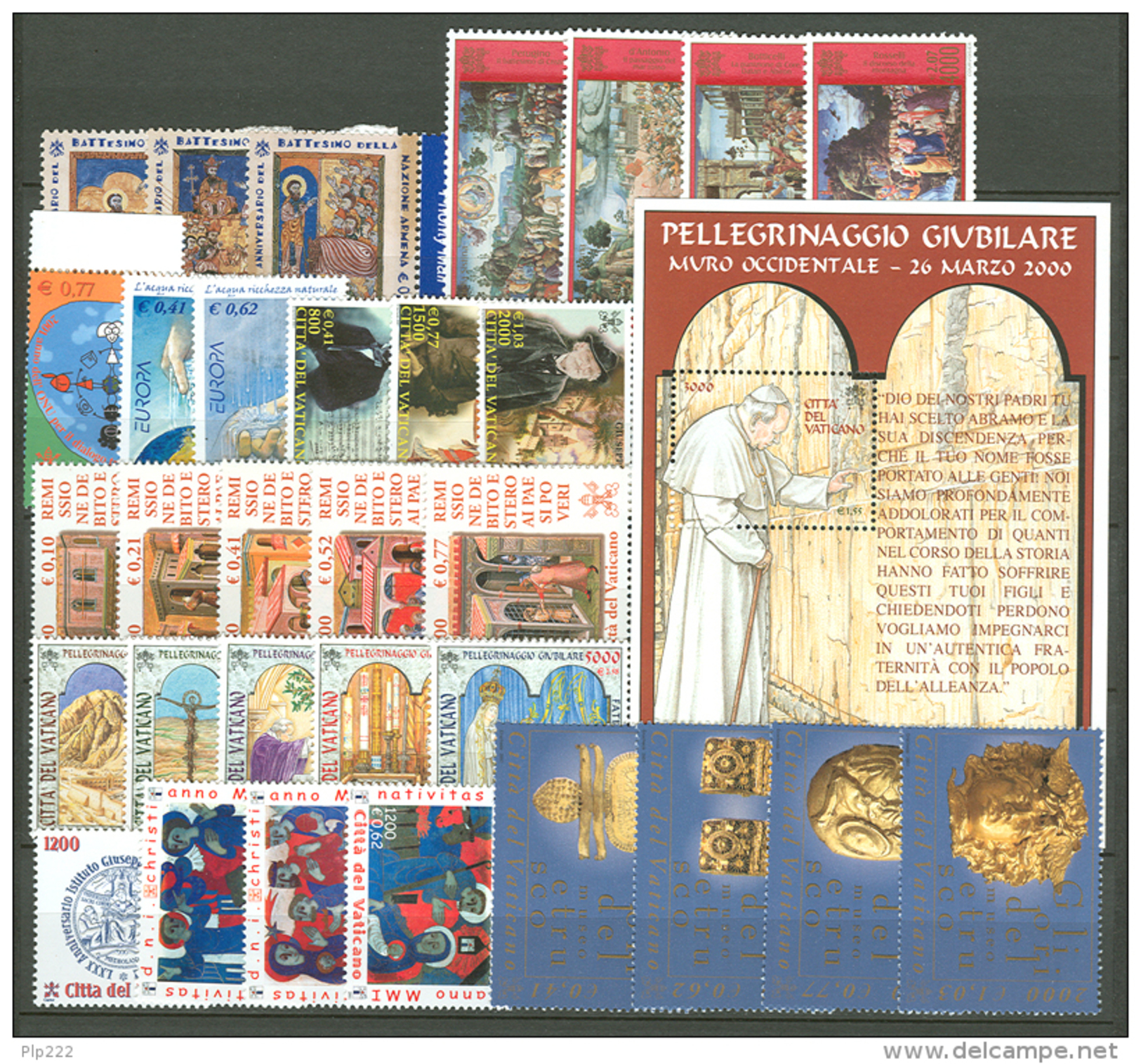 Vaticano 2001 Annata Completa/Complete Year MNH/** - Annate Complete
