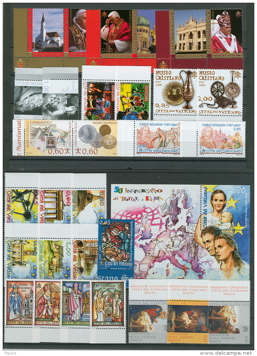 Vaticano 2007 Annata Completa/Complete Year MNH/** - Annate Complete