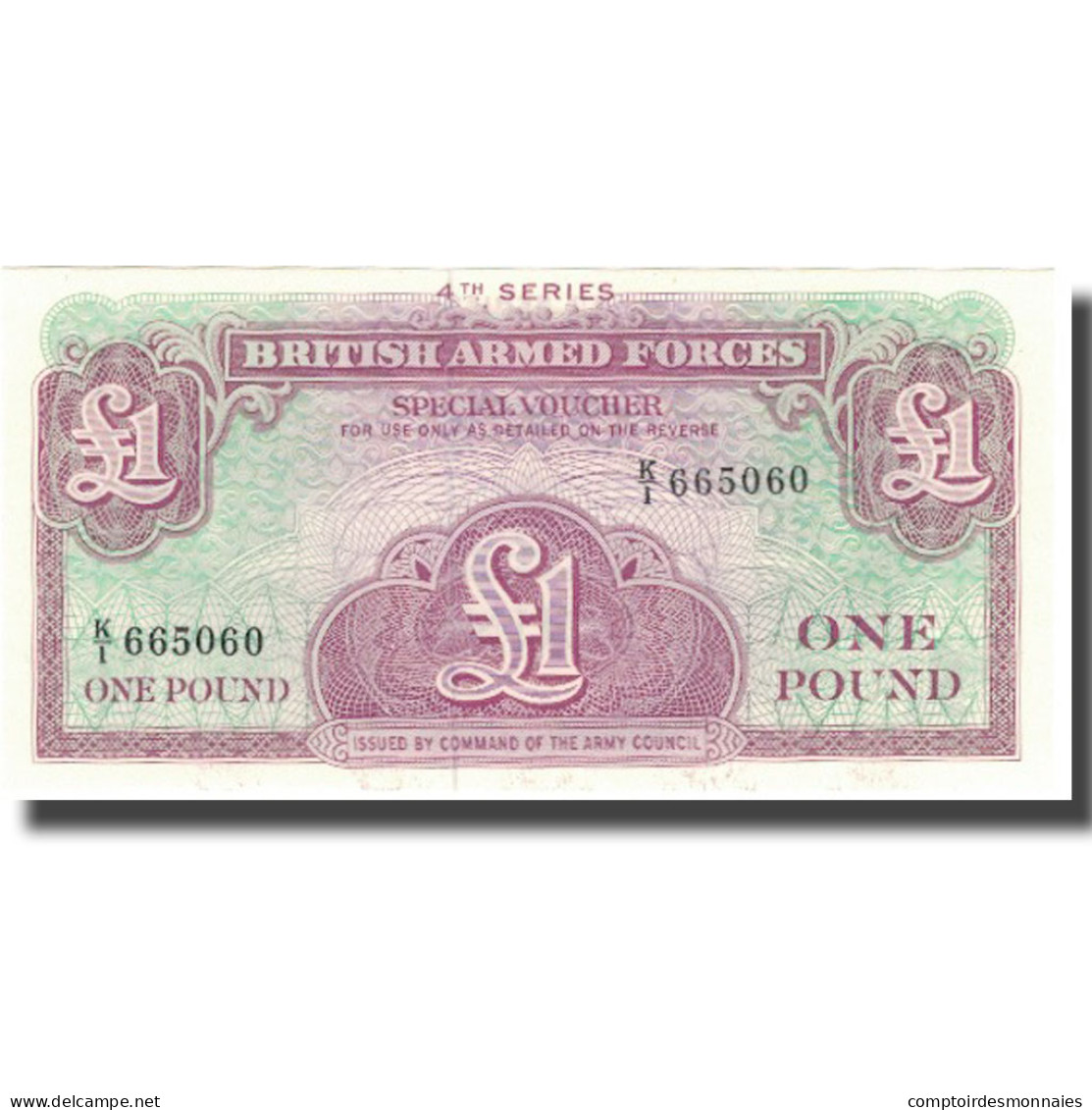 Billet, Grande-Bretagne, 1 Pound, Undated (1962), KM:M36a, NEUF - Forze Armate Britanniche & Docuementi Speciali