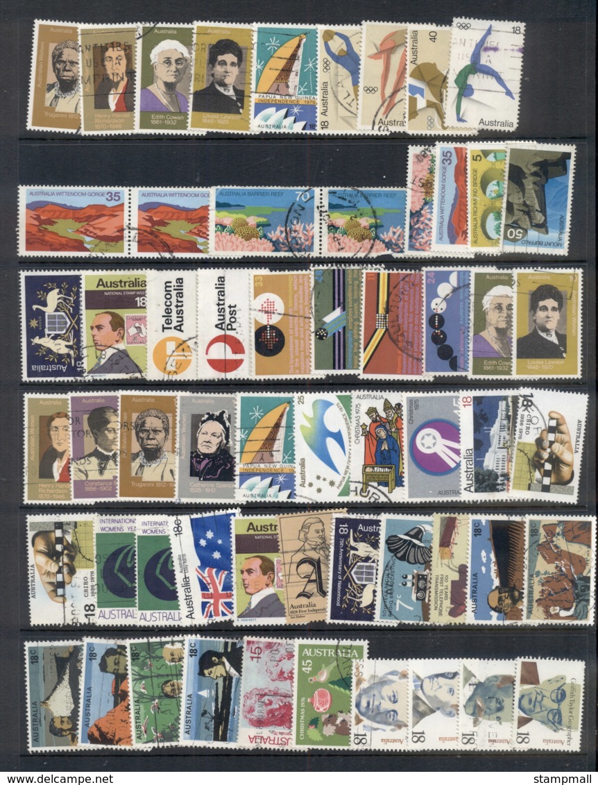 Australia 1960's to 70's Assorted Oddments, Sets, Singles & duplicates 7 scans