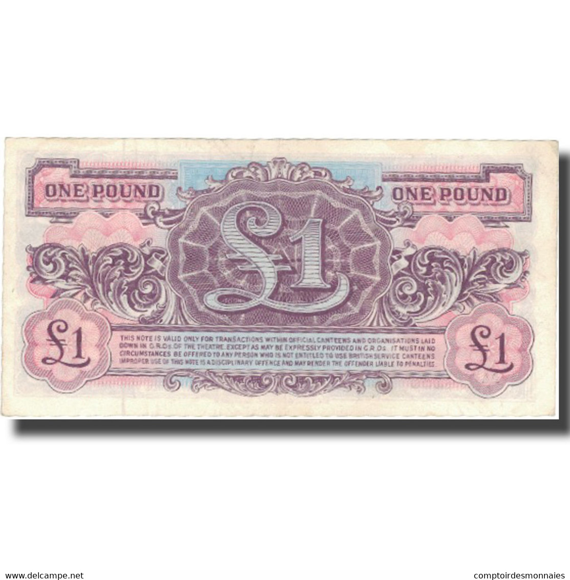 Billet, Grande-Bretagne, 1 Pound, Undated (1948), KM:M22a, TTB - British Armed Forces & Special Vouchers