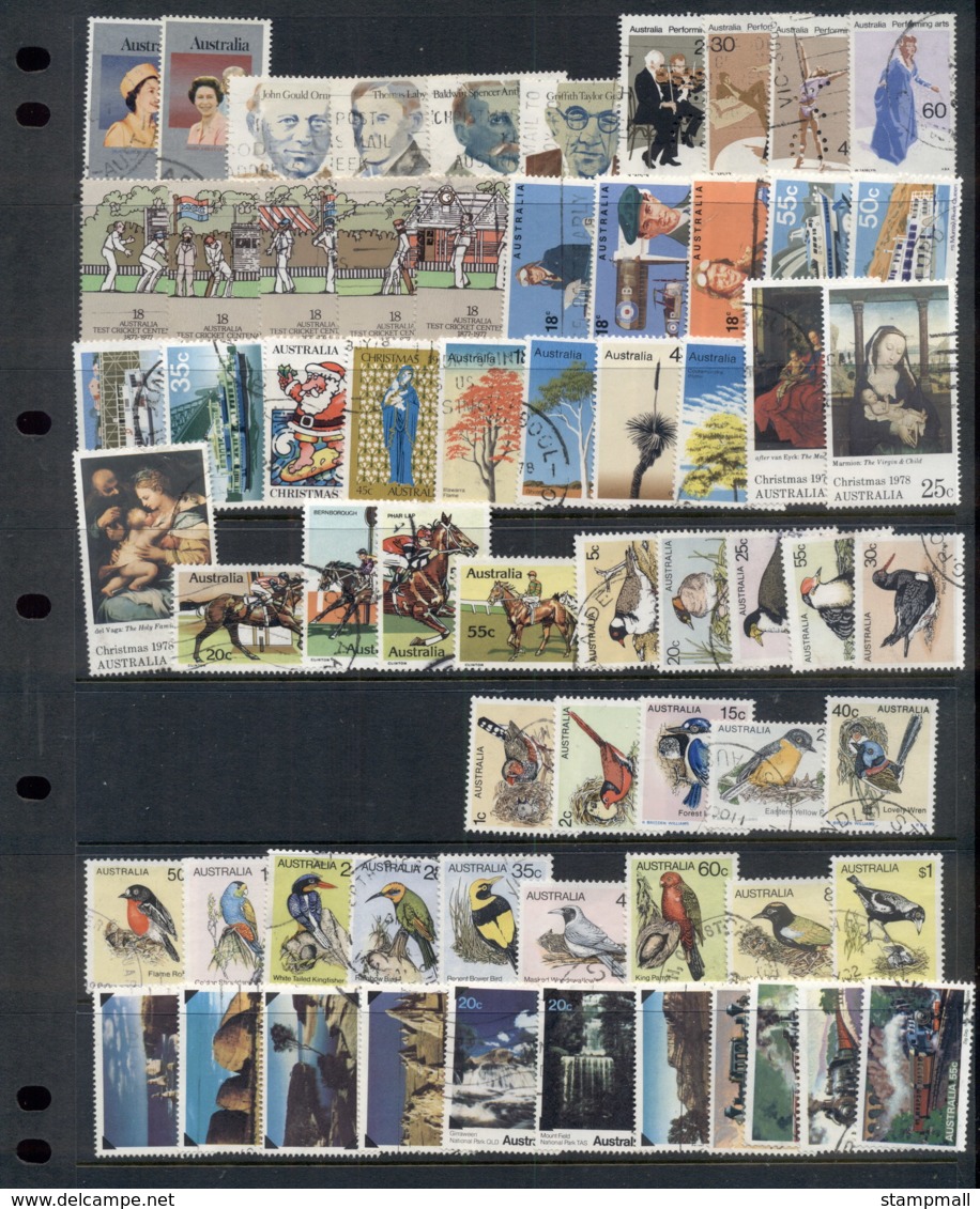 Australia 1960's Tp 70's Assorted Inc Sets & Singles, Little Duplication 6 Scans - Used Stamps