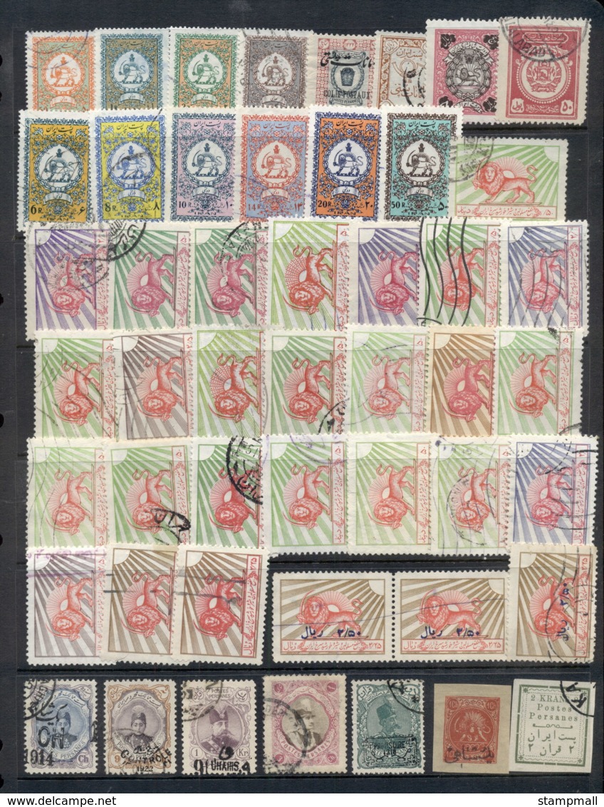 Middle East 1880's On Some Better Assortment With Dues & Officials 9 Scans - Irán