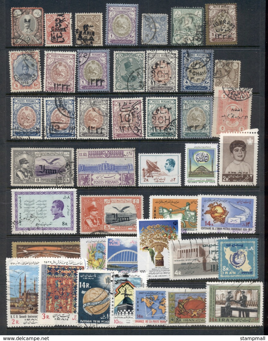 Middle East 1880's On Some Better Assortment With Dues & Officials 9 Scans - Irán