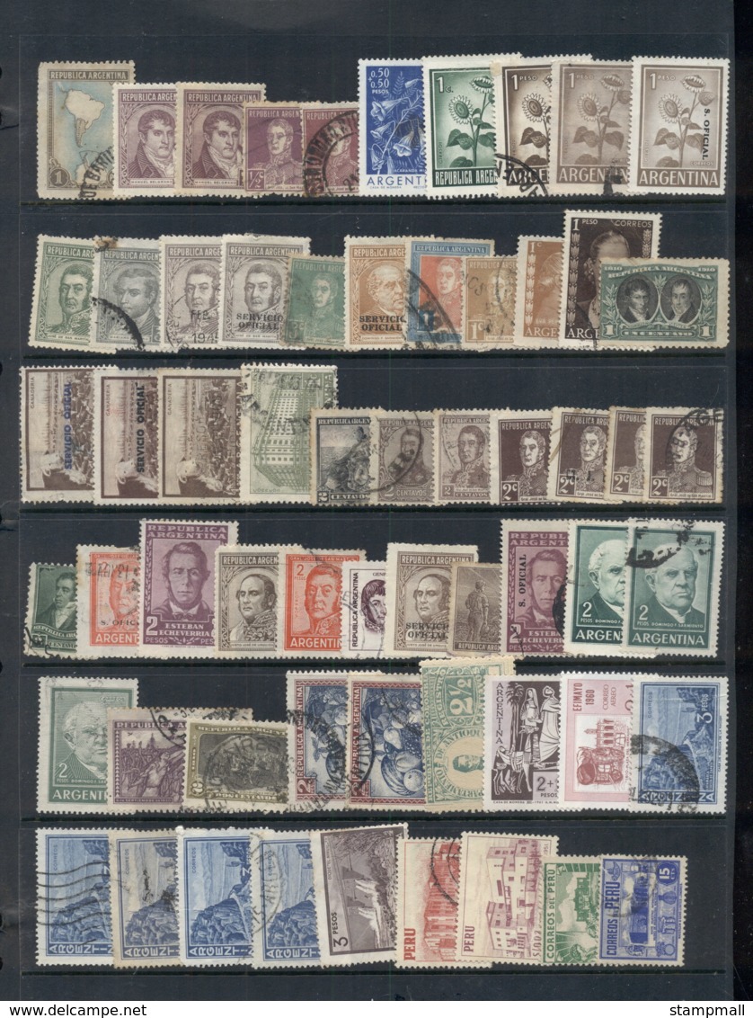 Americas, North South & Central Assorted Oddments, Argentina 6 Scans - Collections (without Album)