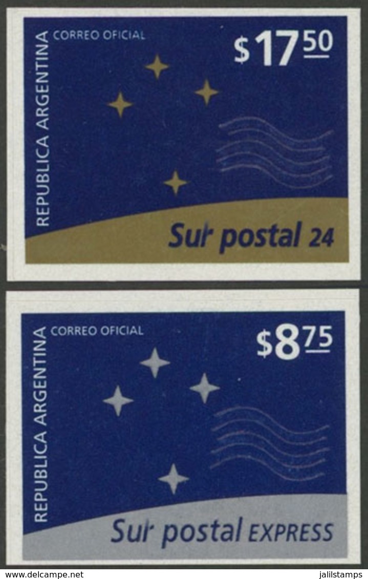 ARGENTINA: GJ.2934/5, Sur Postal, Cmpl. Set Of 2 MNH Values, VF Quality! - Gebruikt