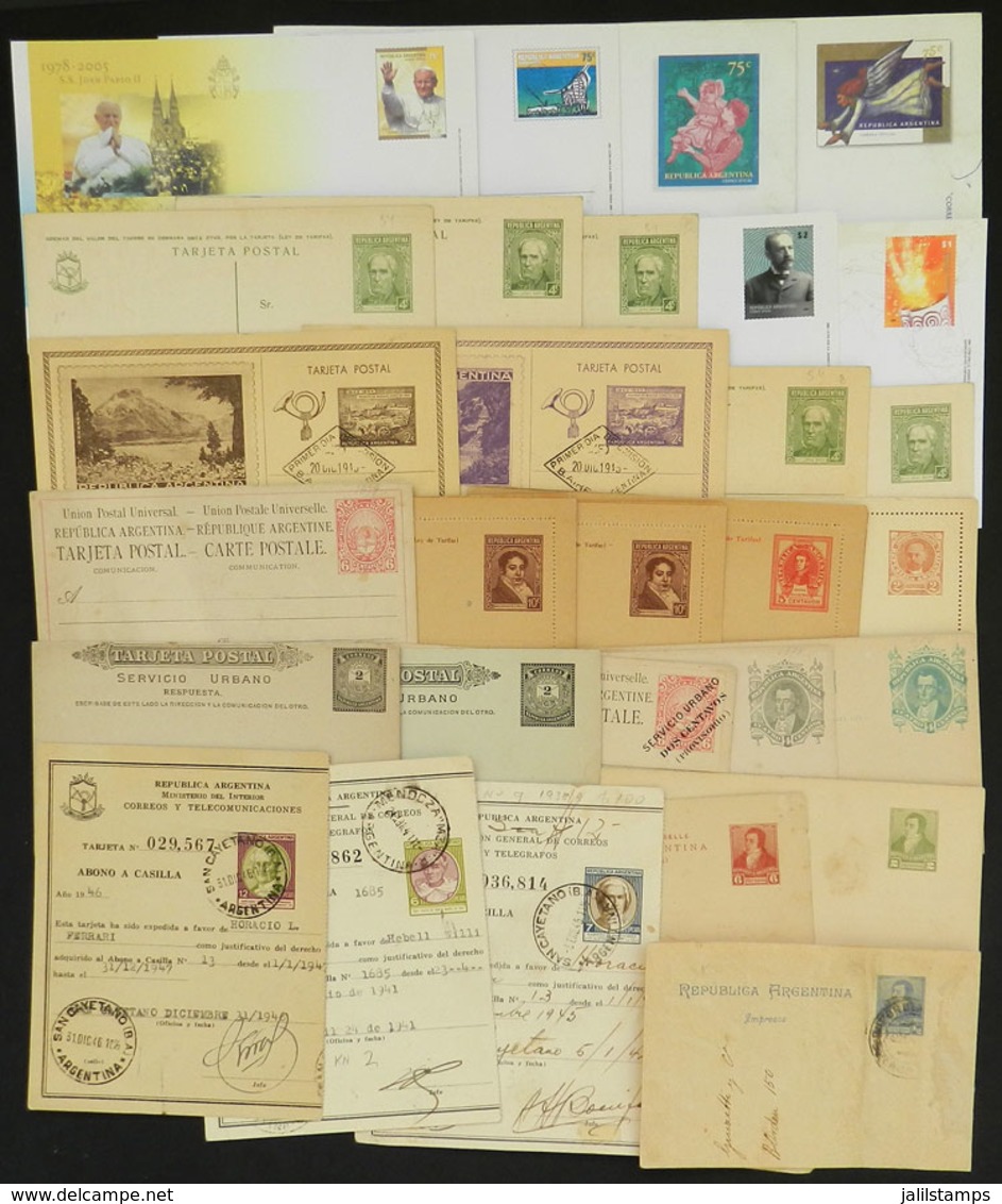 ARGENTINA: 22 Varied Postal Stationeries, Old And Modern, Fine General Quality, Low Start! - Autres & Non Classés