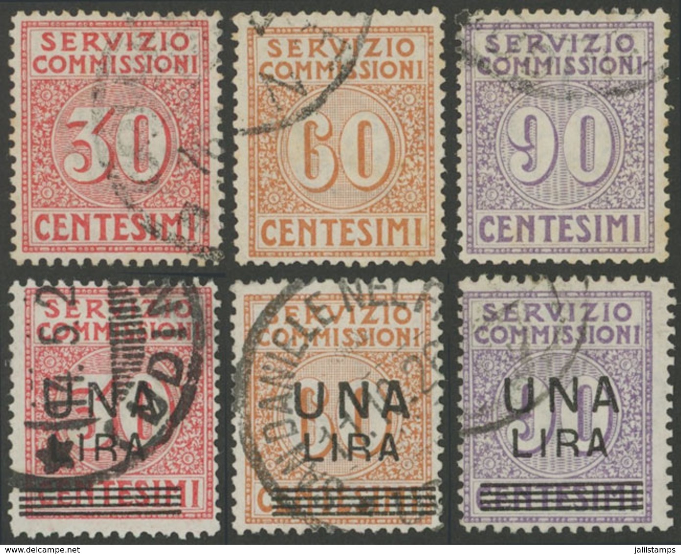 ITALY: Sassone 1/3 + 4/6, Used, VF Quality, The Sassone 6 Sold As Is Without Guarantee Of Being Genuinely Used, Good Opp - Otros & Sin Clasificación