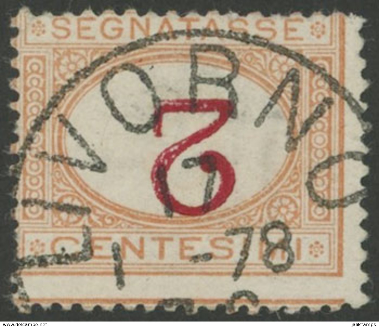 ITALY: Sc.4a, 1870 2c. With INVERTED FIGURE Variety, Used, Very Fine Quality! - Strafport