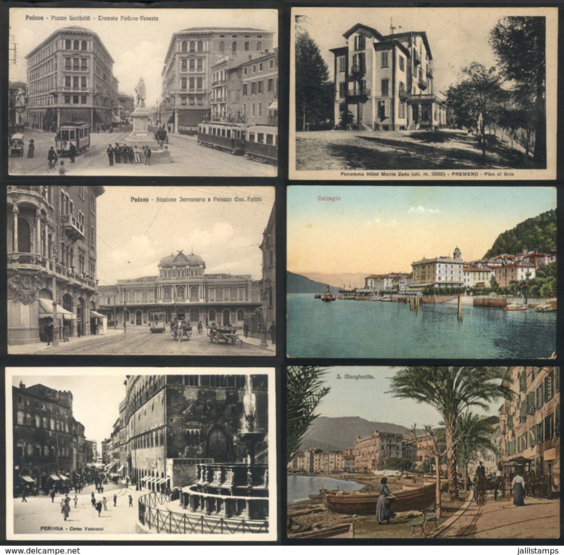 ITALY: 43 Old Postcards With Good Views, In General Of Small Places, Very Fine Quality! - Firenze (Florence)