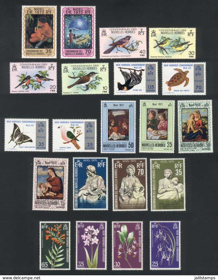 NEW HEBRIDES: Lot Of Stamps And Complete Sets, Very Thematic, All Of Excellent Quality. Yvert Catalog Value Approx. Euro - Andere & Zonder Classificatie