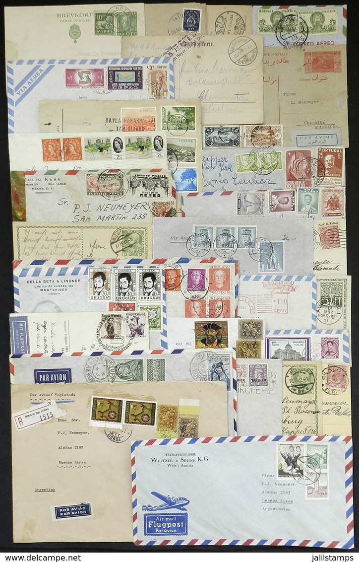 WORLDWIDE: 28 Covers Or Cards Used In Varied Periods And Countries, There Are Some Very Interesting Pieces: Good Postage - Autres - Amérique