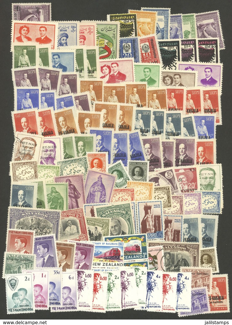 WORLDWIDE: Lot Of Stamps And Set Of Varied Countries, All Mint (almost All MNH) And Of Fine To VF General Quality (some  - Otros - Europa