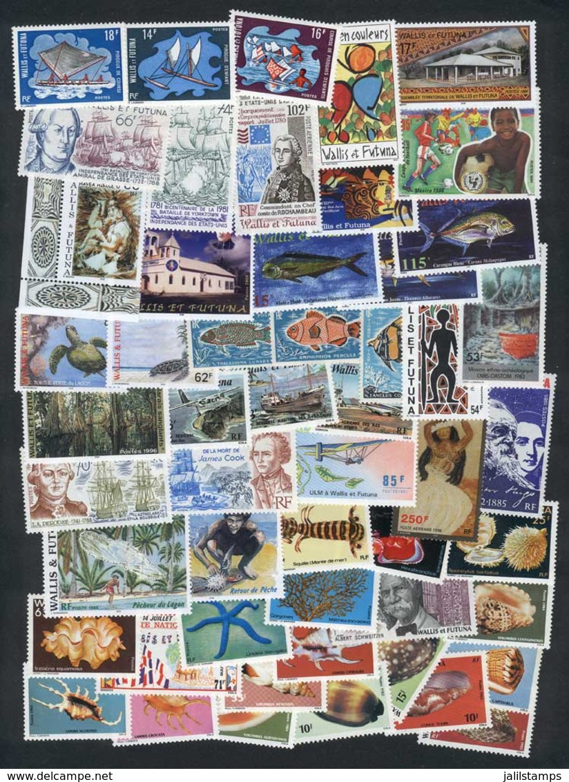 WALLIS AND FUTUNA: Lot Of Stamps And Sets + Souvenir Sheets, Very Thematic, All Of Excellent Quality. Yvert Catalog Valu - Otros & Sin Clasificación