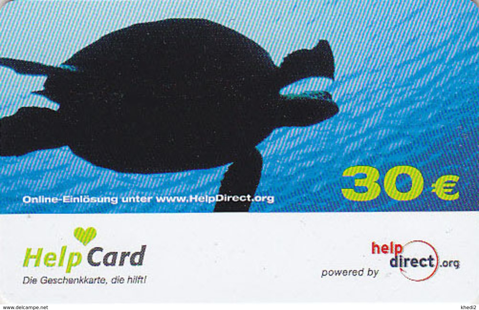 Carte Cadeau Allemagne - ANIMAL - TORTUE - TURTLE Gift Card - SCHILDKRÖTE - 150 - Schildpadden
