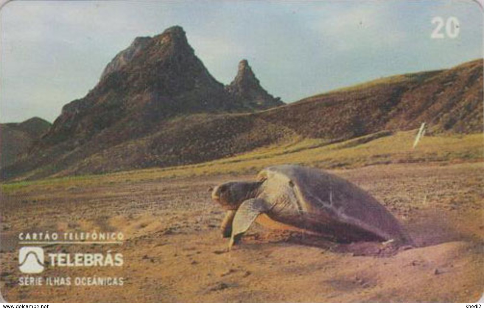 Télécarte Brésil - ANIMAL - TORTUE Ile De La Trinité - TURTLE Phonecard - SCHILDKRÖTE * Telebras * - 156 - Schildpadden