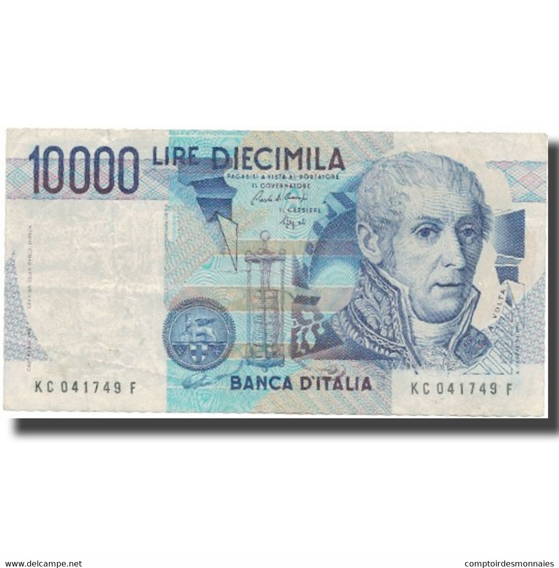 Billet, Italie, 10,000 Lire, UNDATED (1984), KM:112b, TTB - 10000 Lire