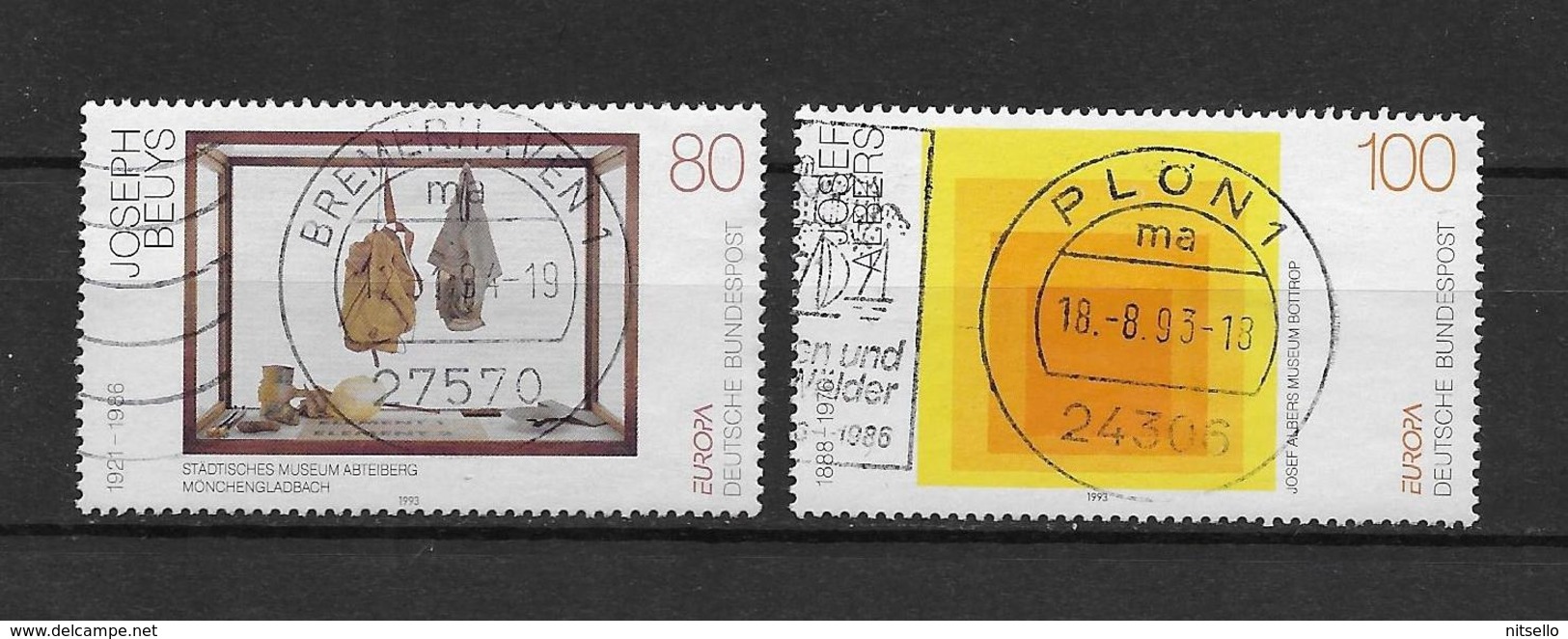 LOTE 2055  ///  ALEMANIA FEDERAL EUROPA 1993  YVERT Nº: 1504/1505 - 1993