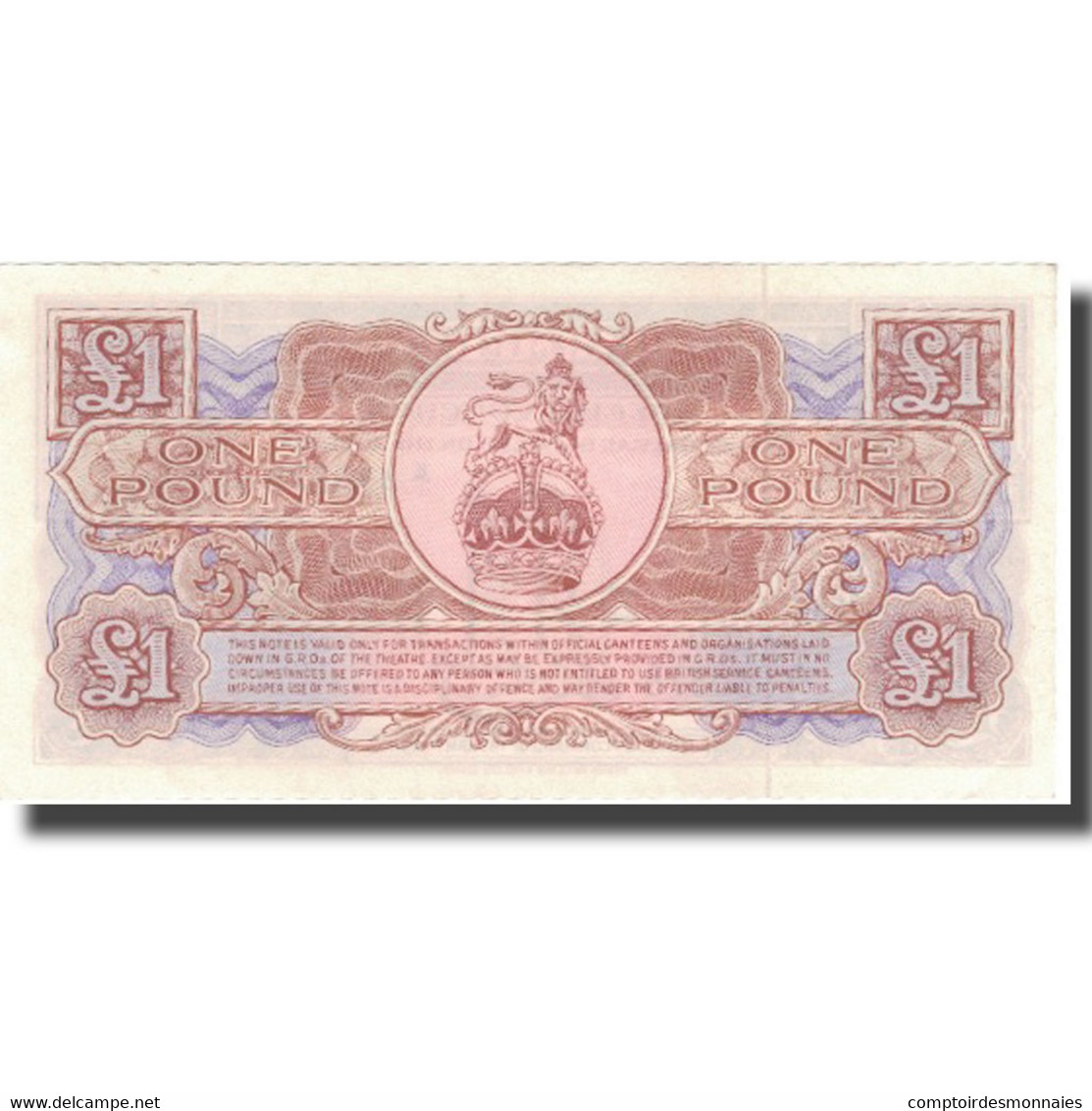 Billet, Grande-Bretagne, 1 Pound, Undated (1958), KM:M29, SPL+ - British Armed Forces & Special Vouchers