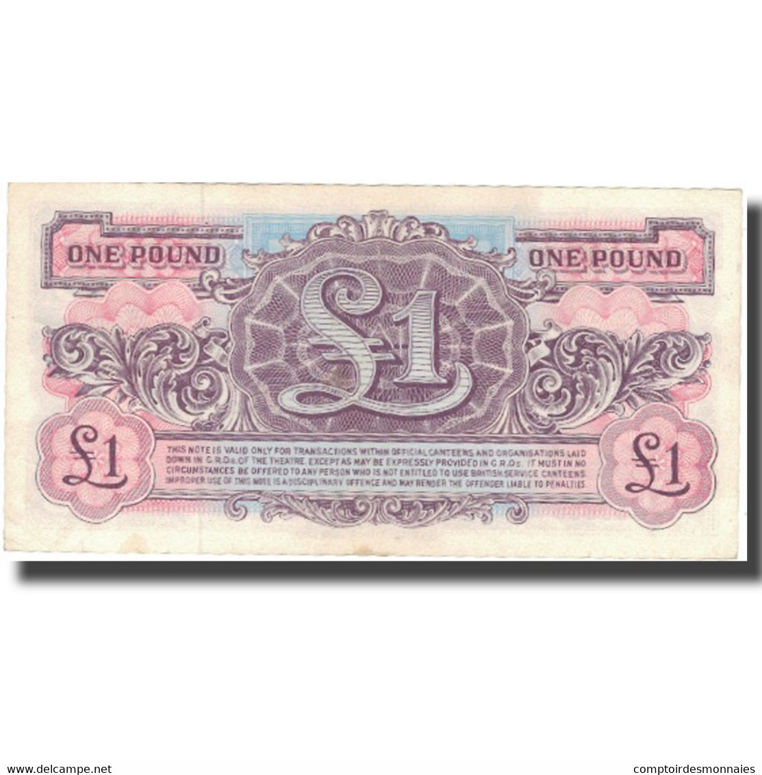 Billet, Grande-Bretagne, 1 Pound, Undated (1948), KM:M22a, TTB+ - British Armed Forces & Special Vouchers