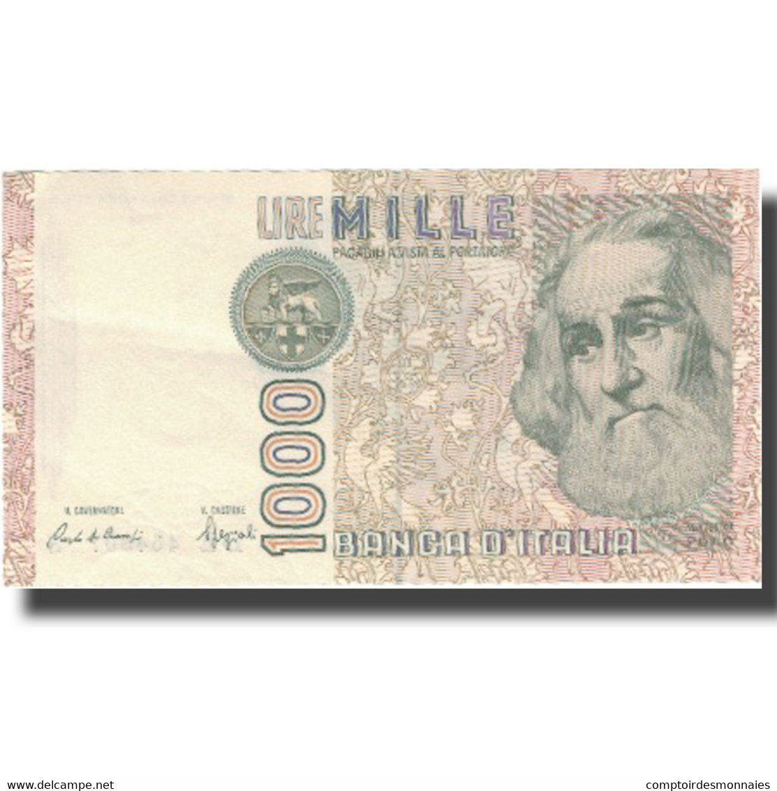 Billet, Italie, 1000 Lire, Undated (1982), KM:109b, SPL+ - 1000 Lire