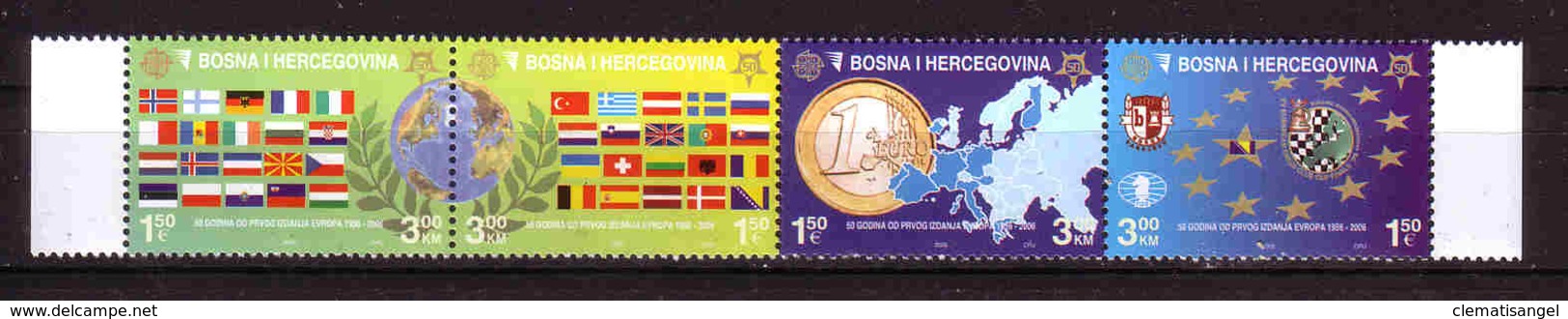 404a * BOSNIEN-HERZEGOWINA 419/22 * EUROPA STREIFEN * MICHEL 14,00 * POSTFRISCH **!! - Bosnien-Herzegowina