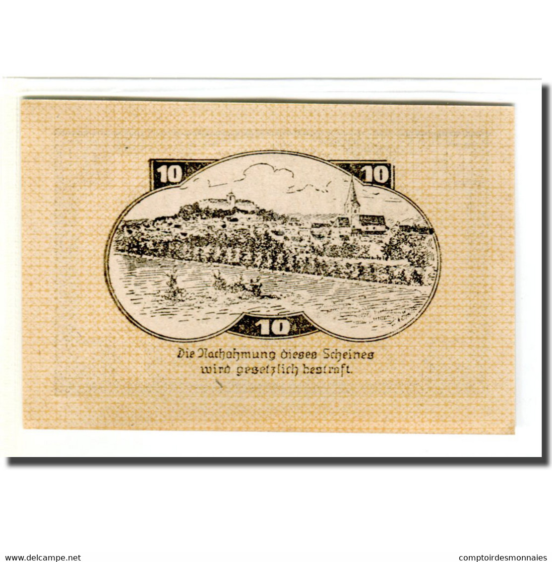 Billet, Autriche, Weitra, 10 Heller, Paysage 2, 1920, 1920-05-07, SPL - Autriche