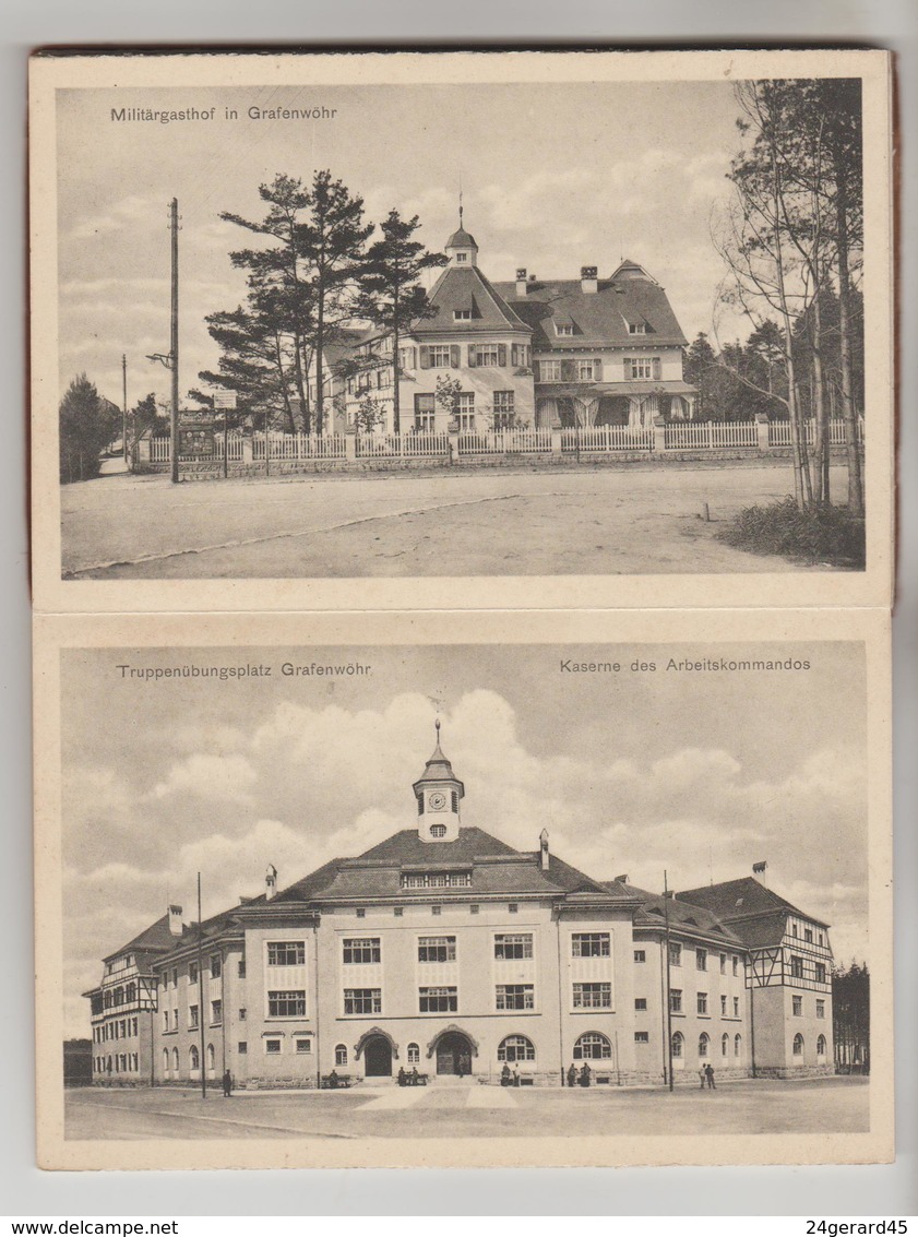 CARNET 11 CPSM SUR 12 GRAFENWOEHR (Allemagne-Bavière) - Site d'entraînement de troupes militaires de Grafenwoehr