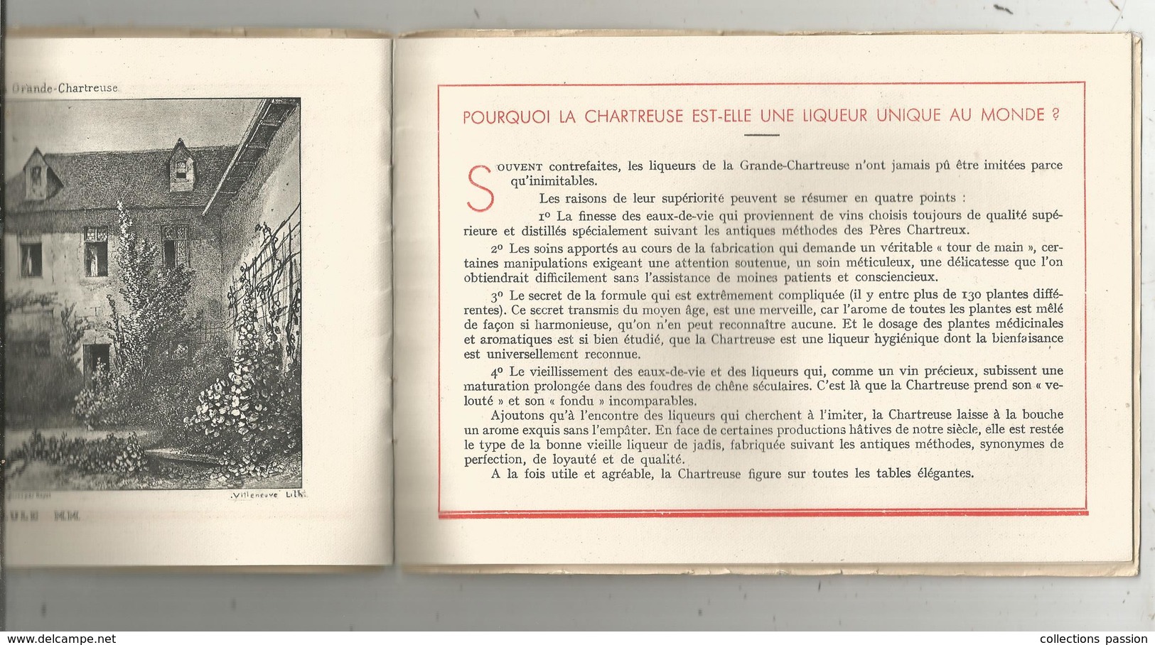 Plaquette à Tirage Limité De Vieilles Estampes ,1940, Grande Chartreuse,Isére , 16 Pages , 6 Scans  ,frais Fr 2.95 E - Estampes & Gravures