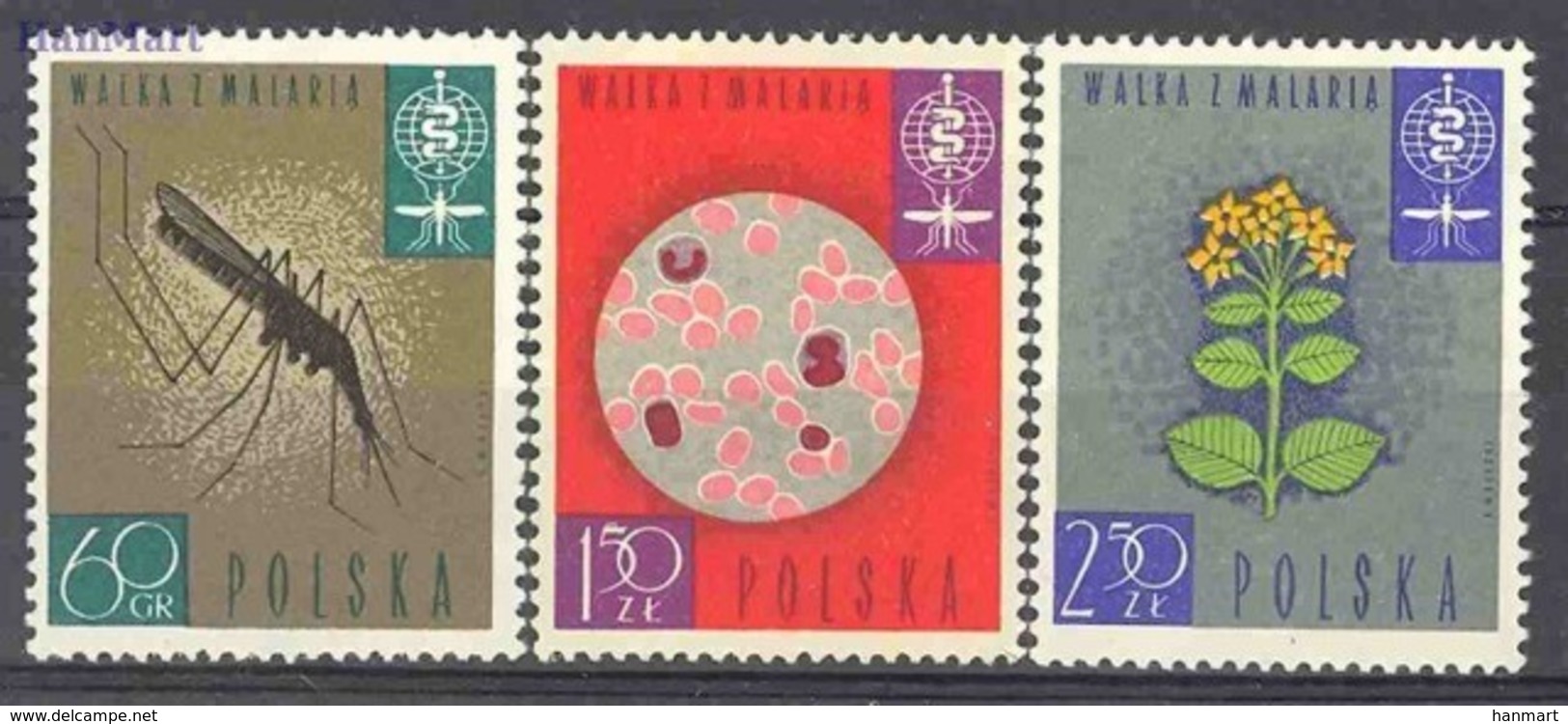 Poland 1962 Mi 1346-1348 MNH ( ZE4 PLD1346-1348 ) - Altri & Non Classificati