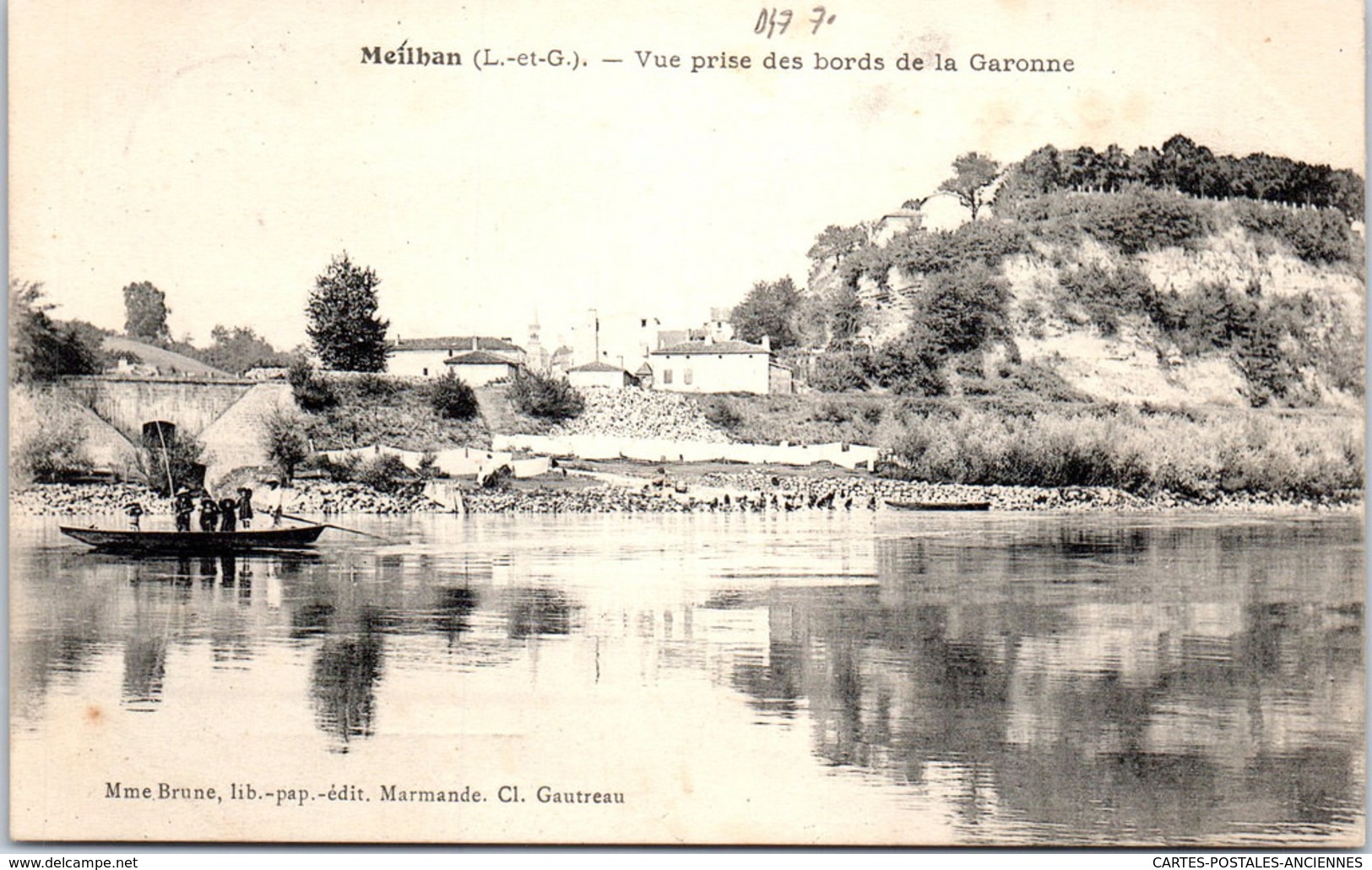 47 MEILHAN - Vue Prise Des Bords De La Garonne - Meilhan Sur Garonne