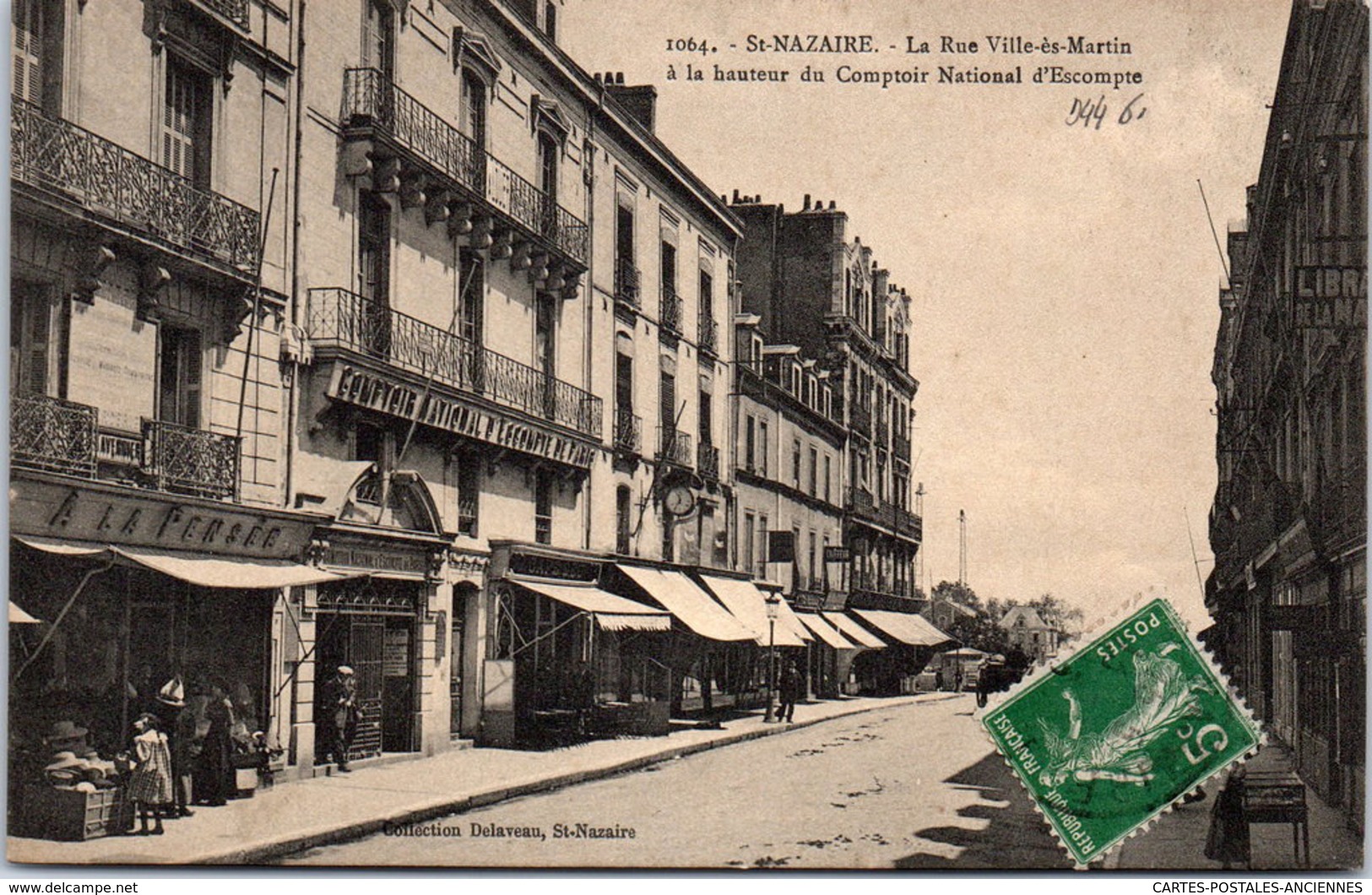 44 SAINT NAZAIRE - La Rue Ville Es Martin - Saint Nazaire