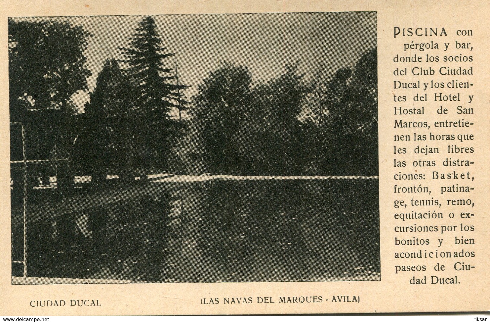 ESPAGNE(AVILA) PISCINE - Ávila