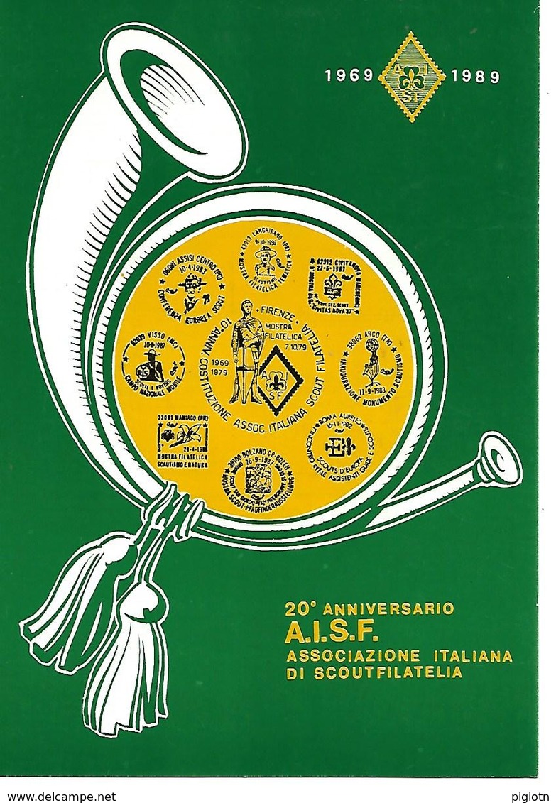B061 - 20° ANNIVERSARIO A.S.I.F. ASSOCIAZIONE ITALIANA DI SCOUT FILATELIA - 29.04.1989 - ANNULLO SPECIALE - Scoutismo